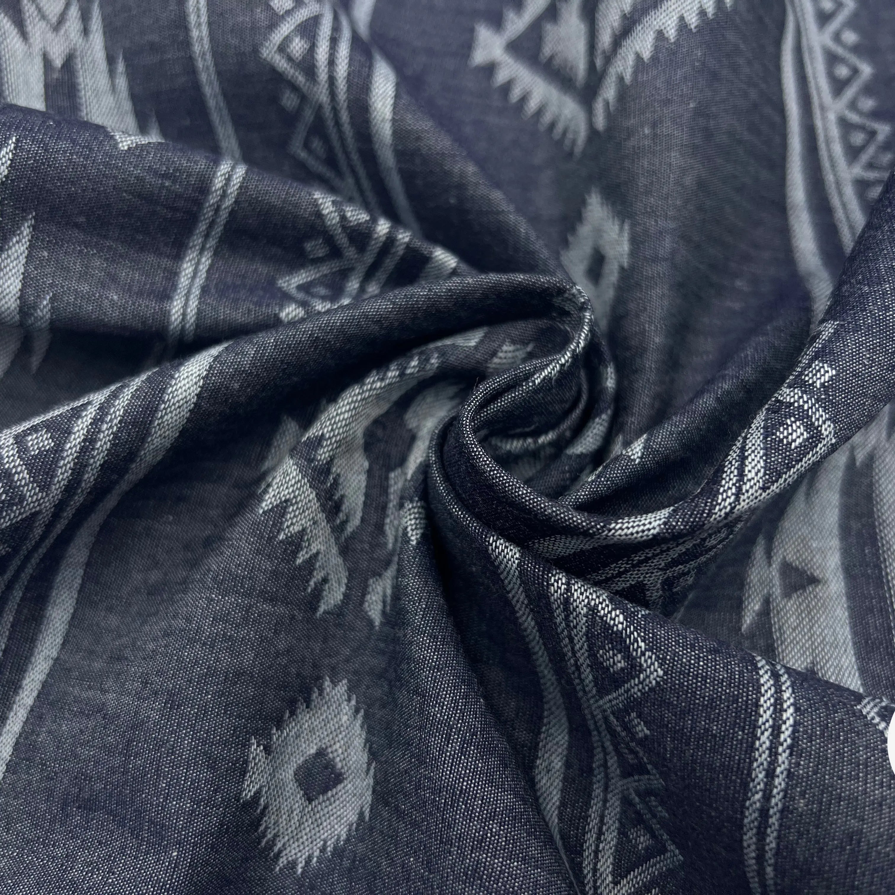 TOILE CHAMBRAY JACQUARD ETHNIQUE - My Little Coupon