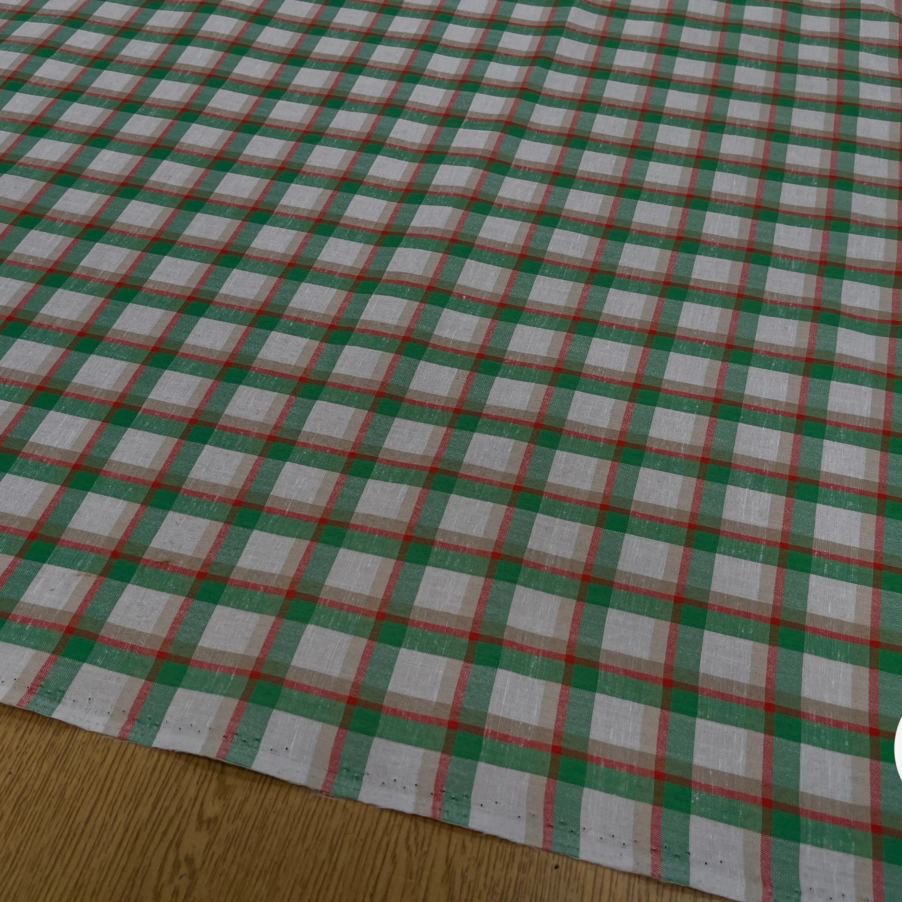 TOILE COTON PARKA CONTRECOLLÉE CARREAUX - My Little Coupon