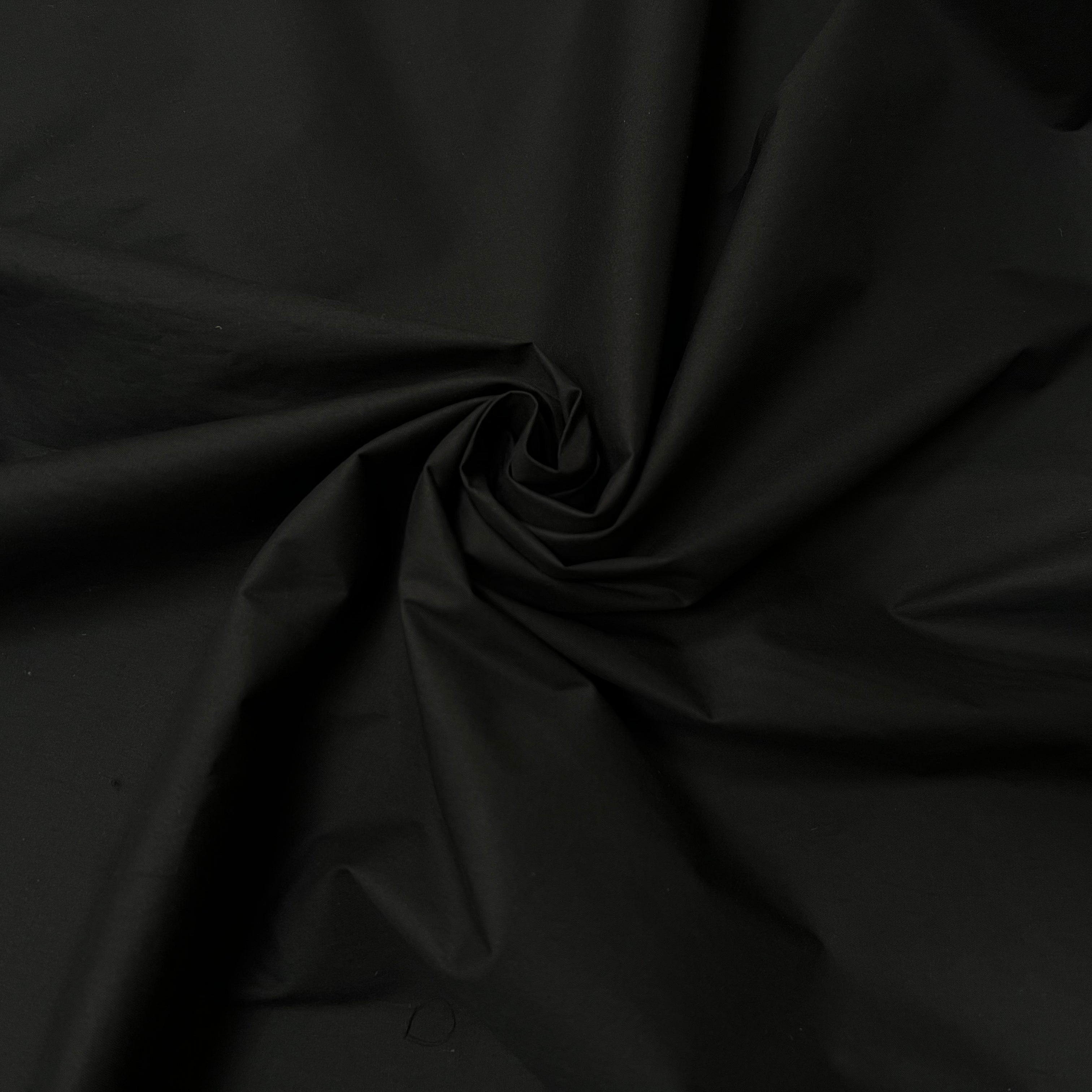 TOILE CRAQUANTE DE COTON NOIR - My Little Coupon