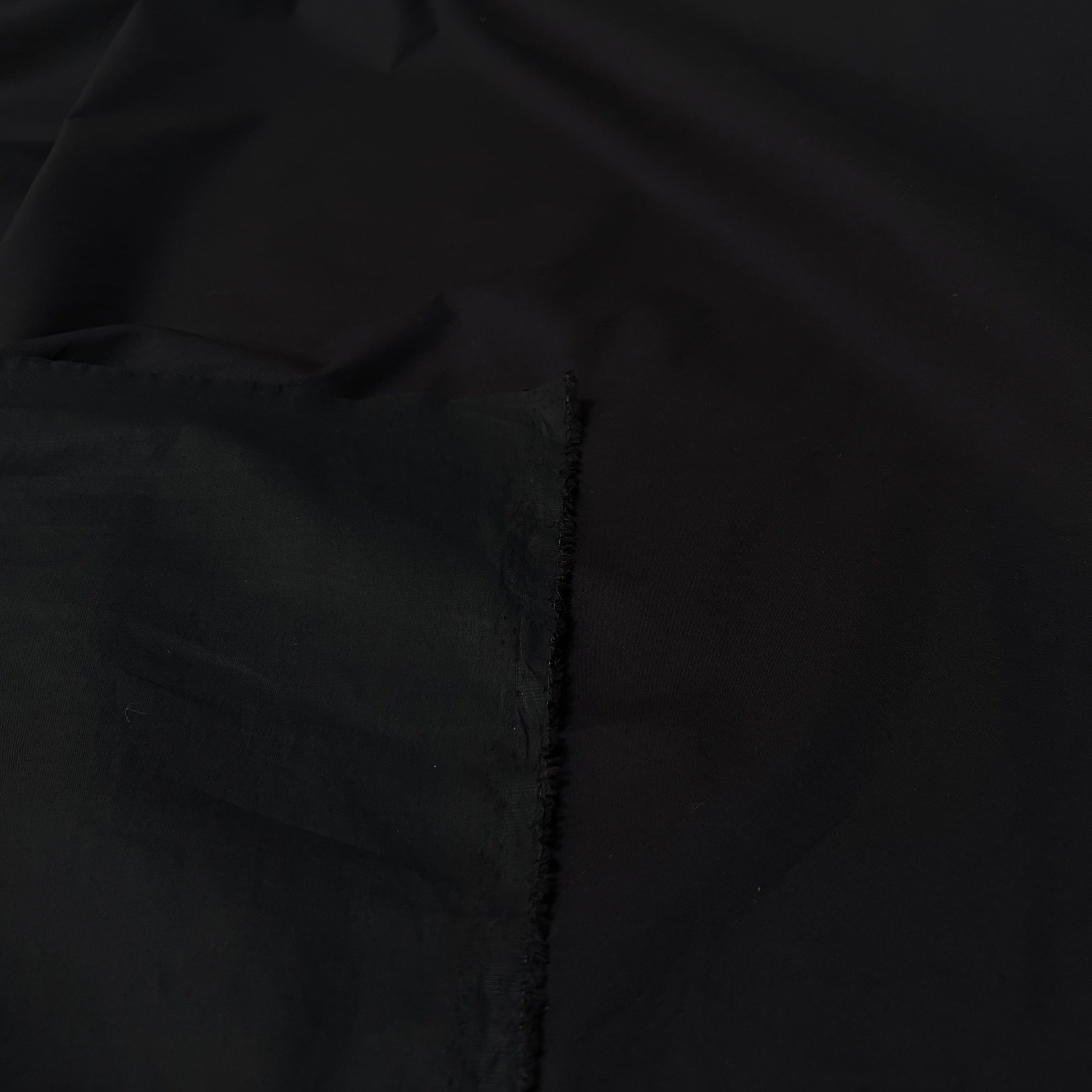 TOILE CRAQUANTE DE COTON NOIR - My Little Coupon