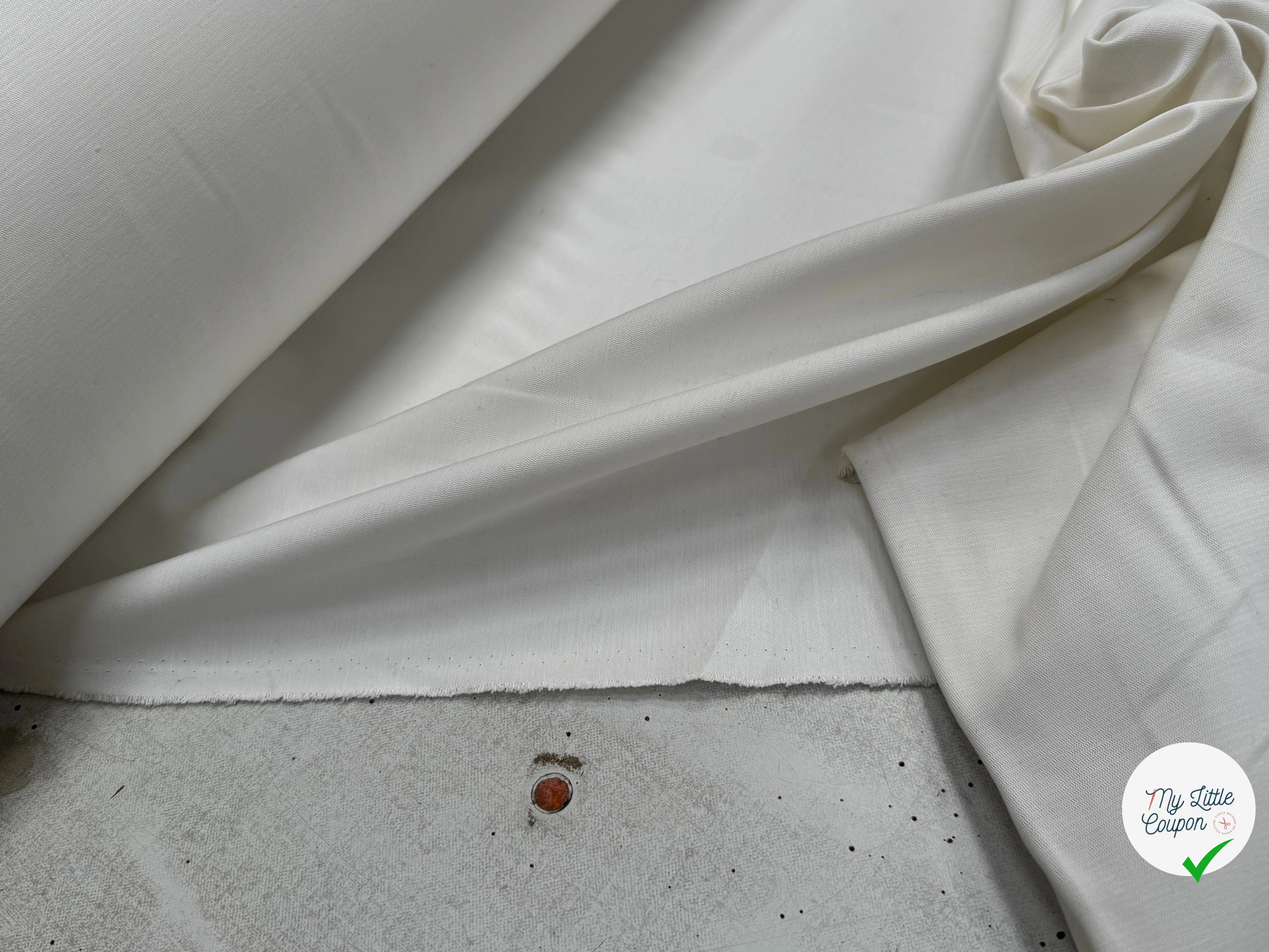 TOILE DE COTON BELLE TENUE BLANC CASSÉ - My Little Coupon