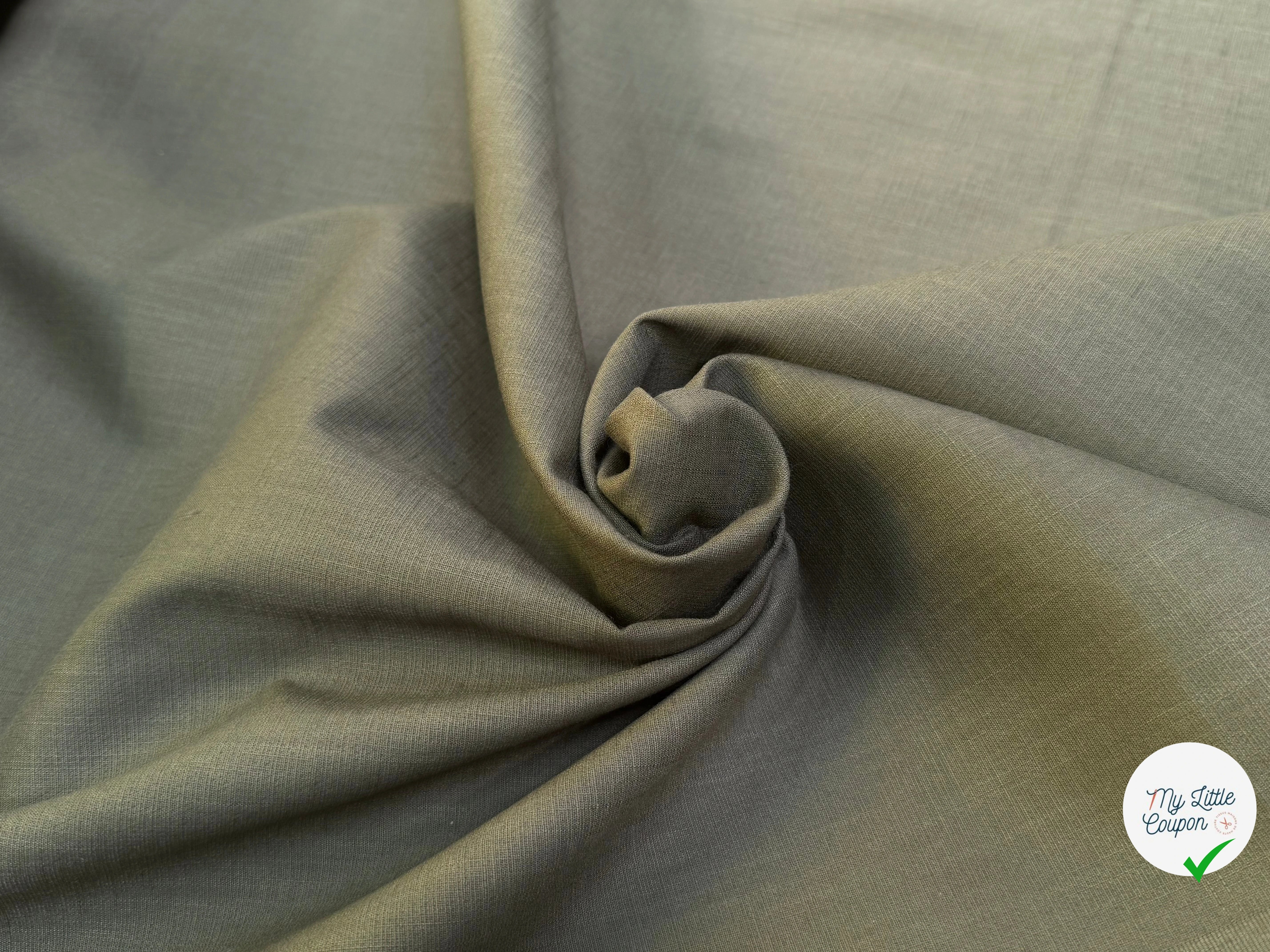 TOILE DE COTON BELLE TENUE OLIVE COUTURE - My Little Coupon