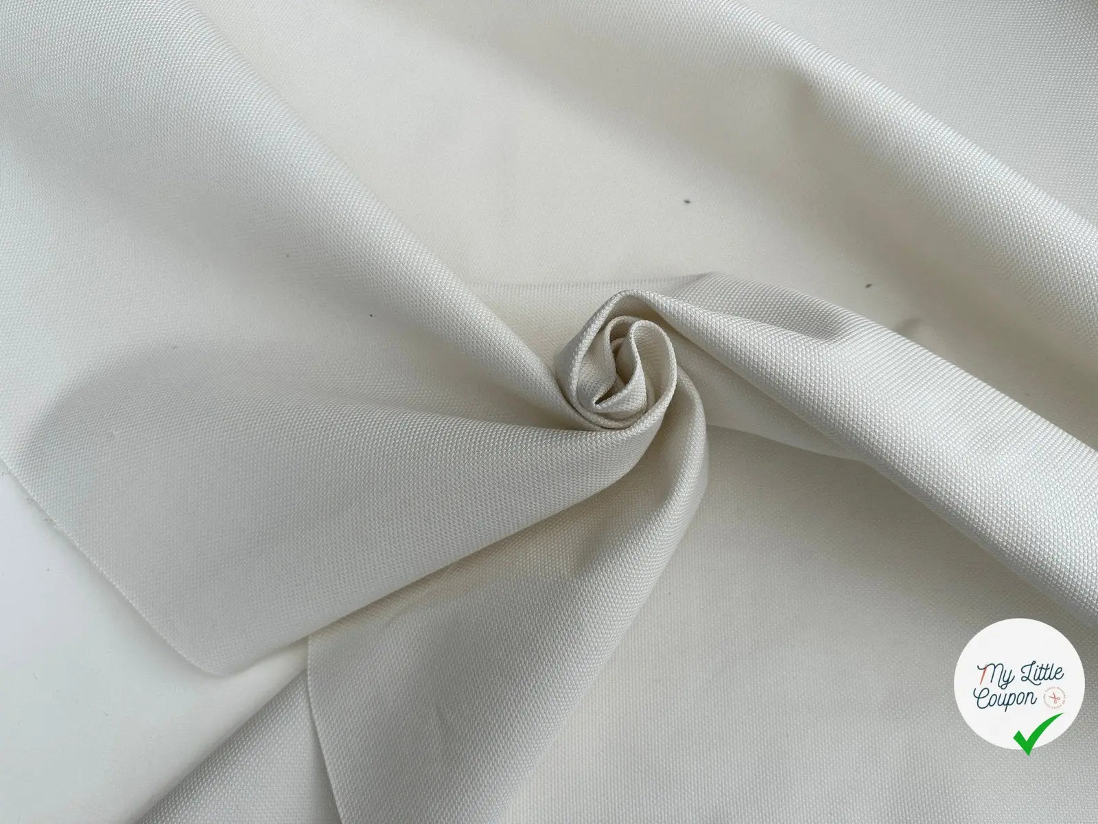 TOILE DE COTON CAVIAR CANVASS BLANC CASSE MSO