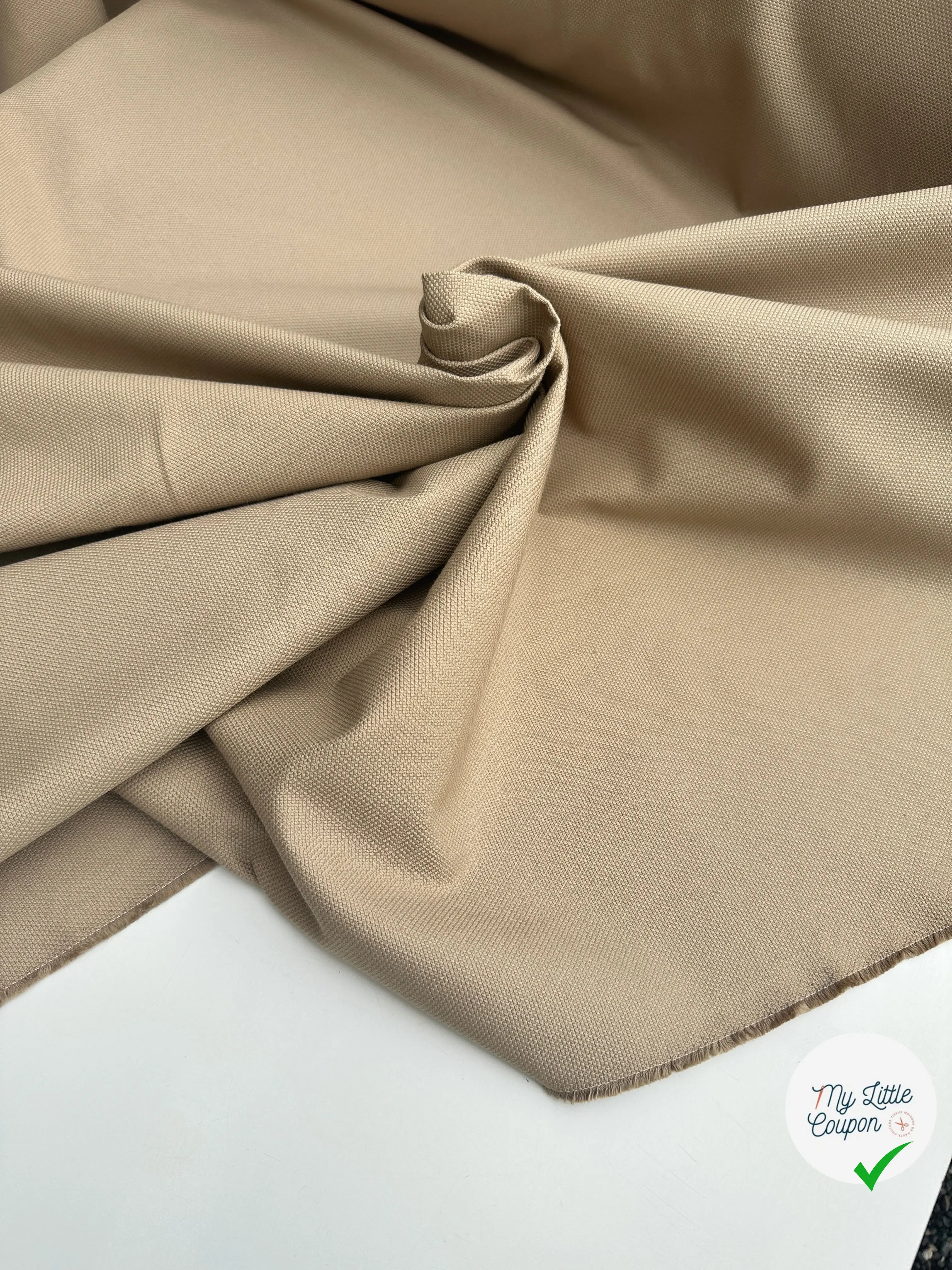 TOILE DE COTON CAVIAR CANVASS CAMEL CLAIR MSO