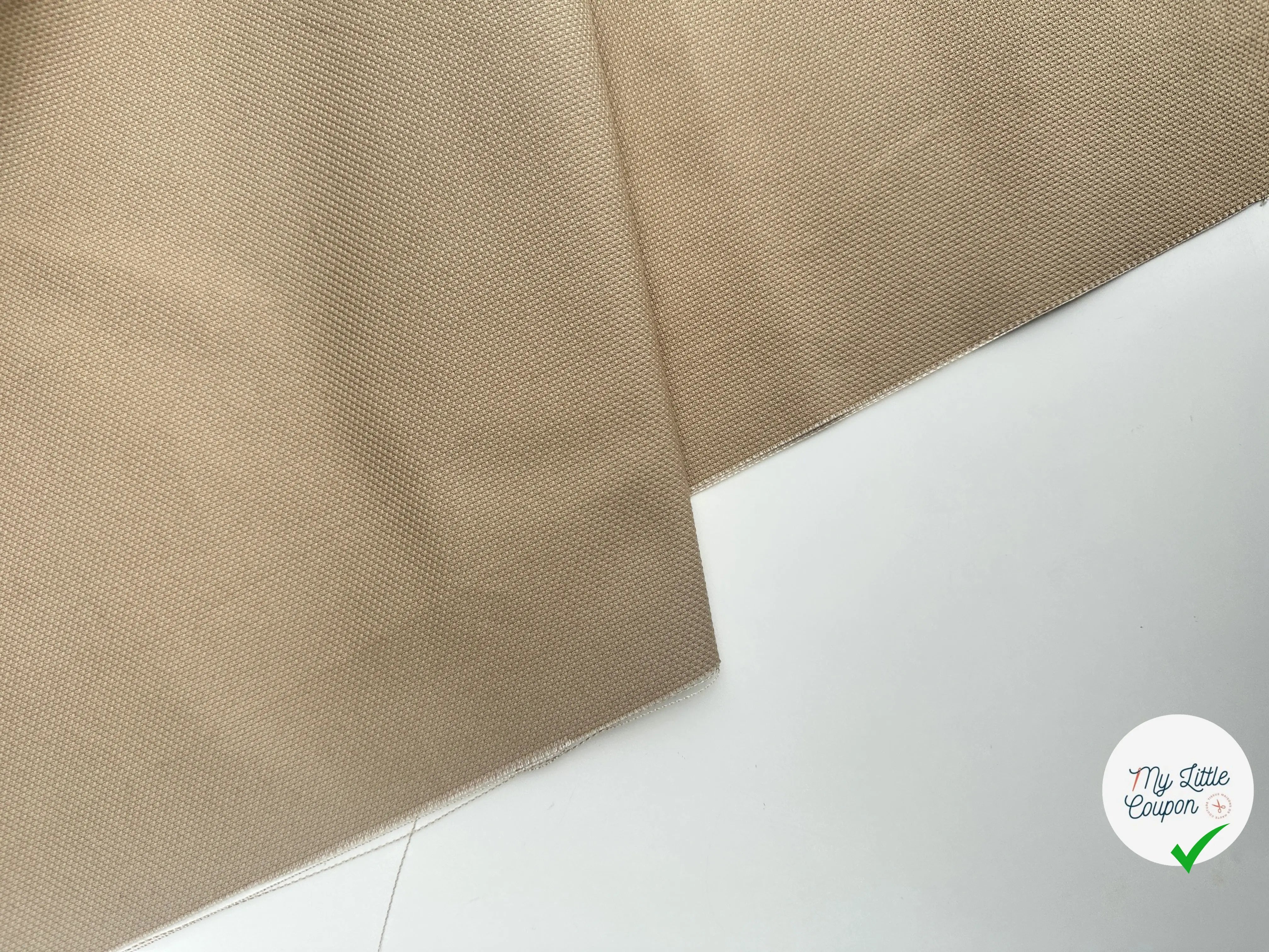 TOILE DE COTON CAVIAR CANVASS CAMEL CLAIR MSO