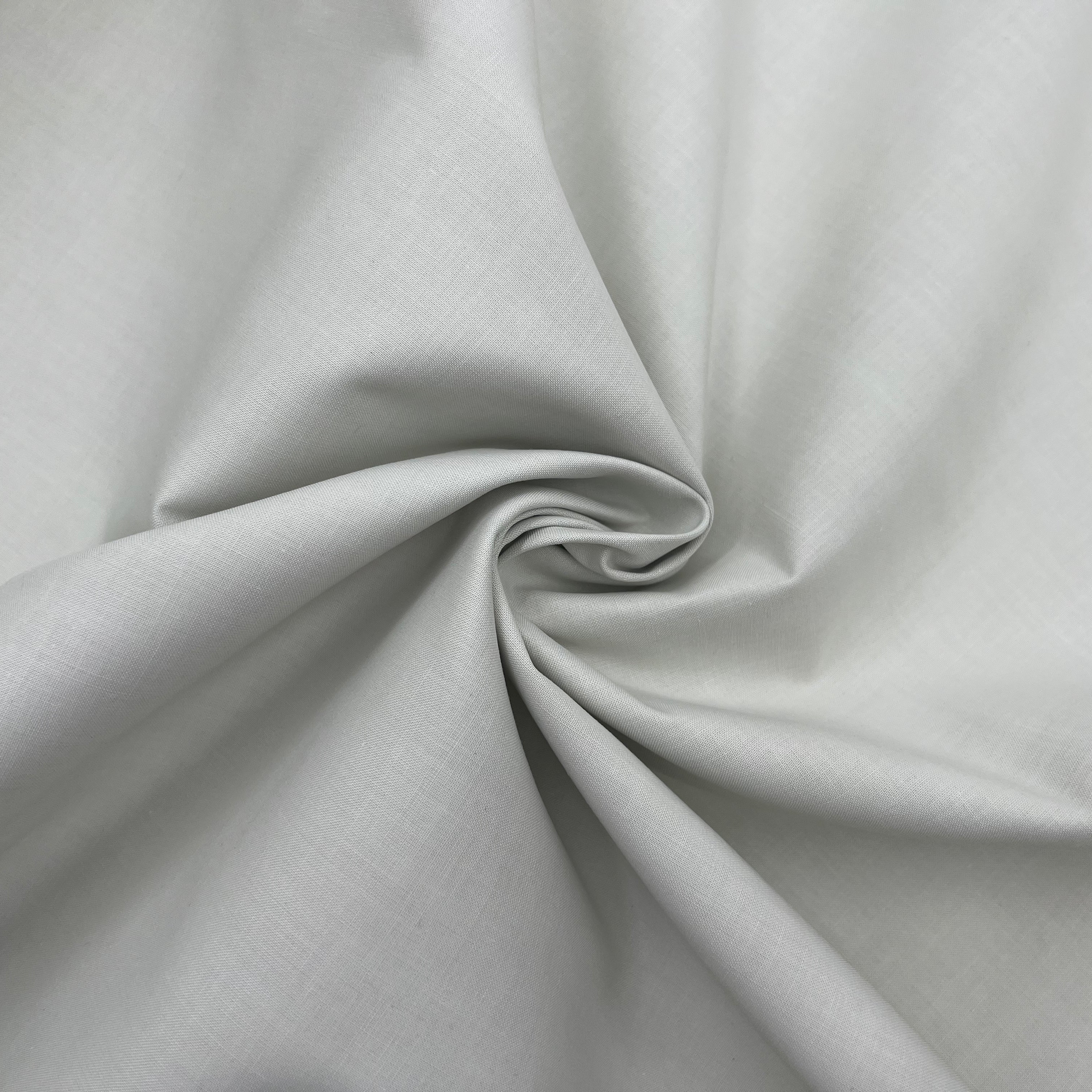 TOILE DE COTON CONTRECOLLÉ RÉVERSIBLE BLANC CASSÉ TILLEUL MSO