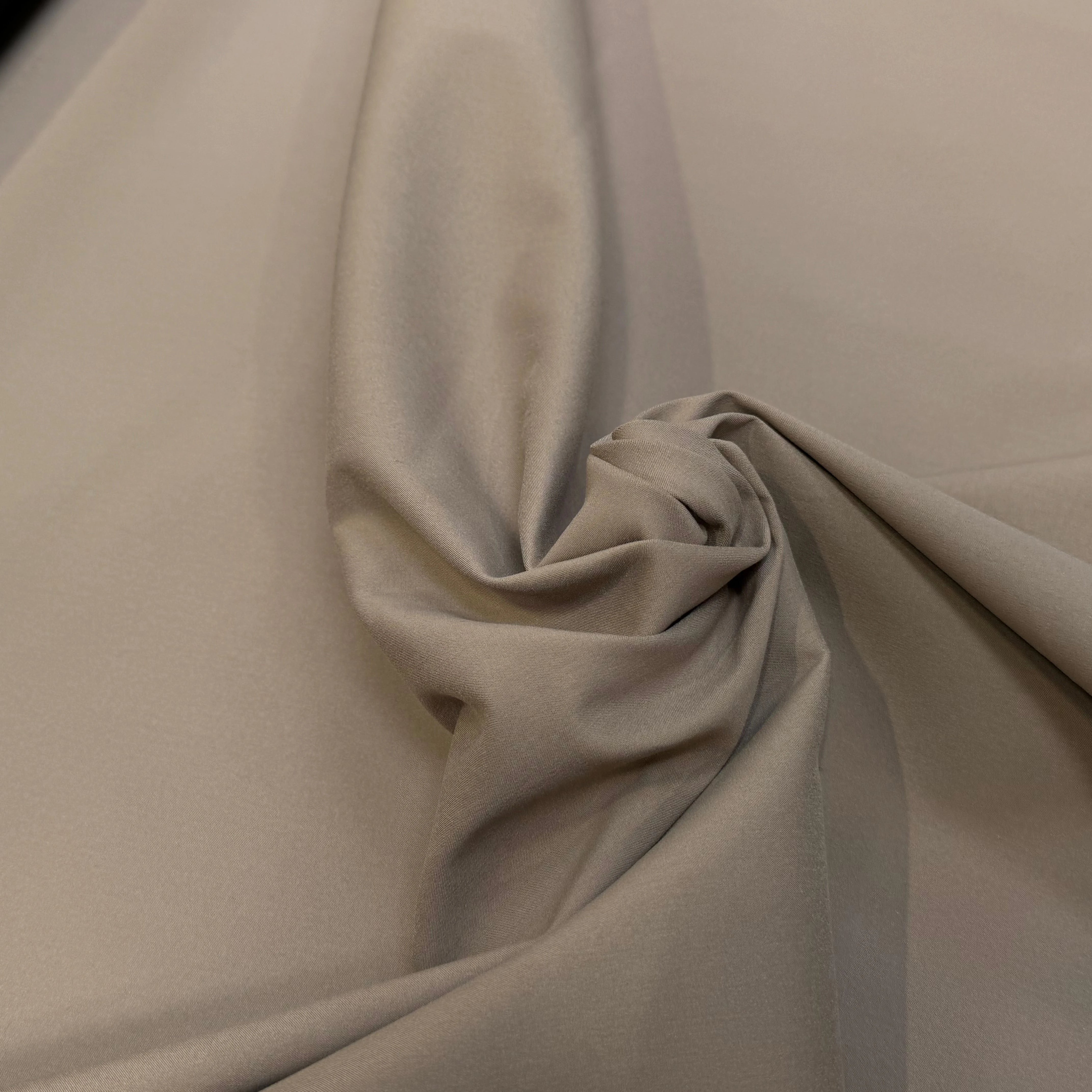 TOILE DE COTON CONTRECOLLÉE STRETCH BEIGE NOIR BELLE TENUE - My Little Coupon
