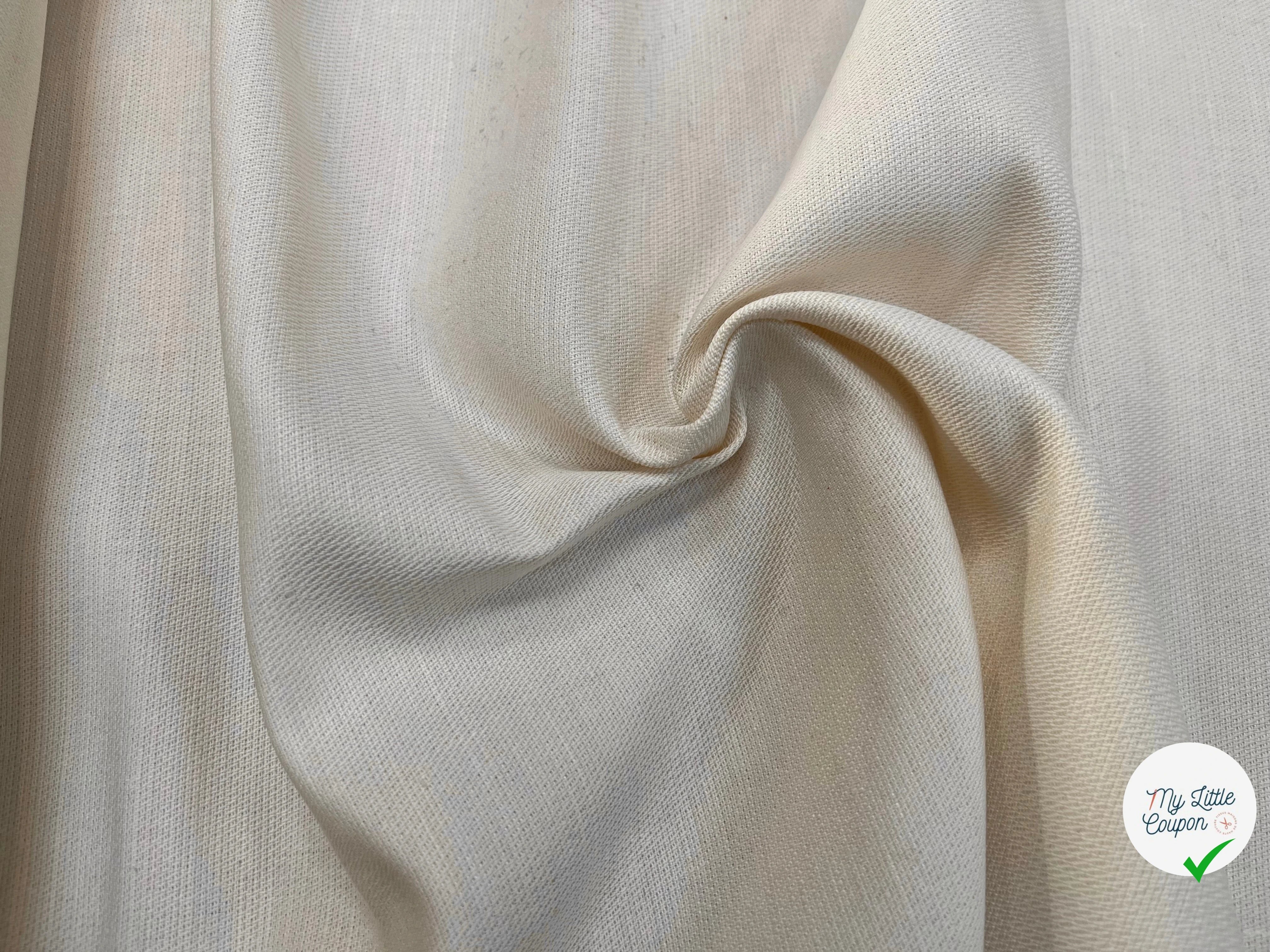 TOILE DE COTON ÉCRU 154CM - My Little Coupon