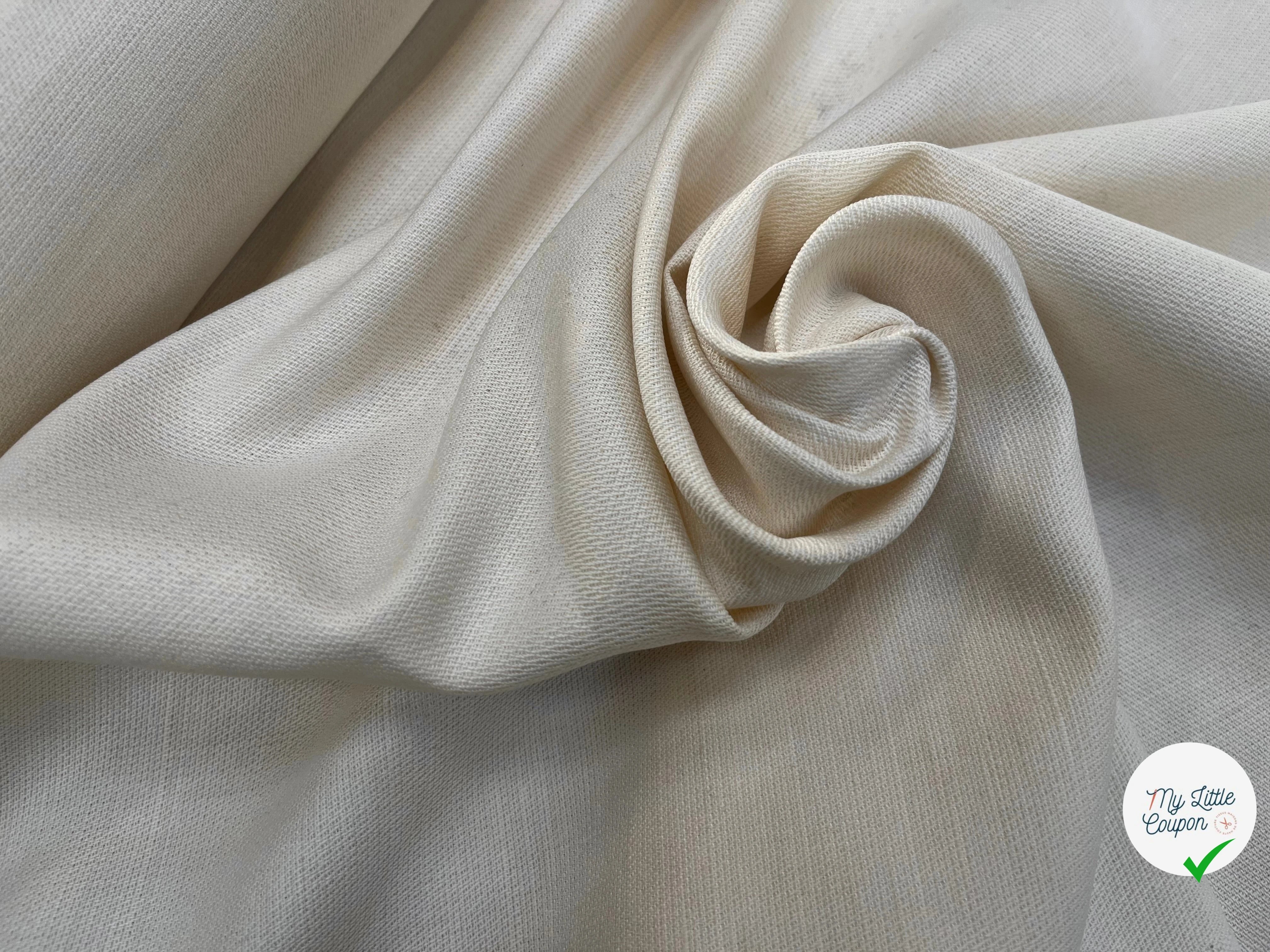 TOILE DE COTON ÉCRU 154CM - My Little Coupon