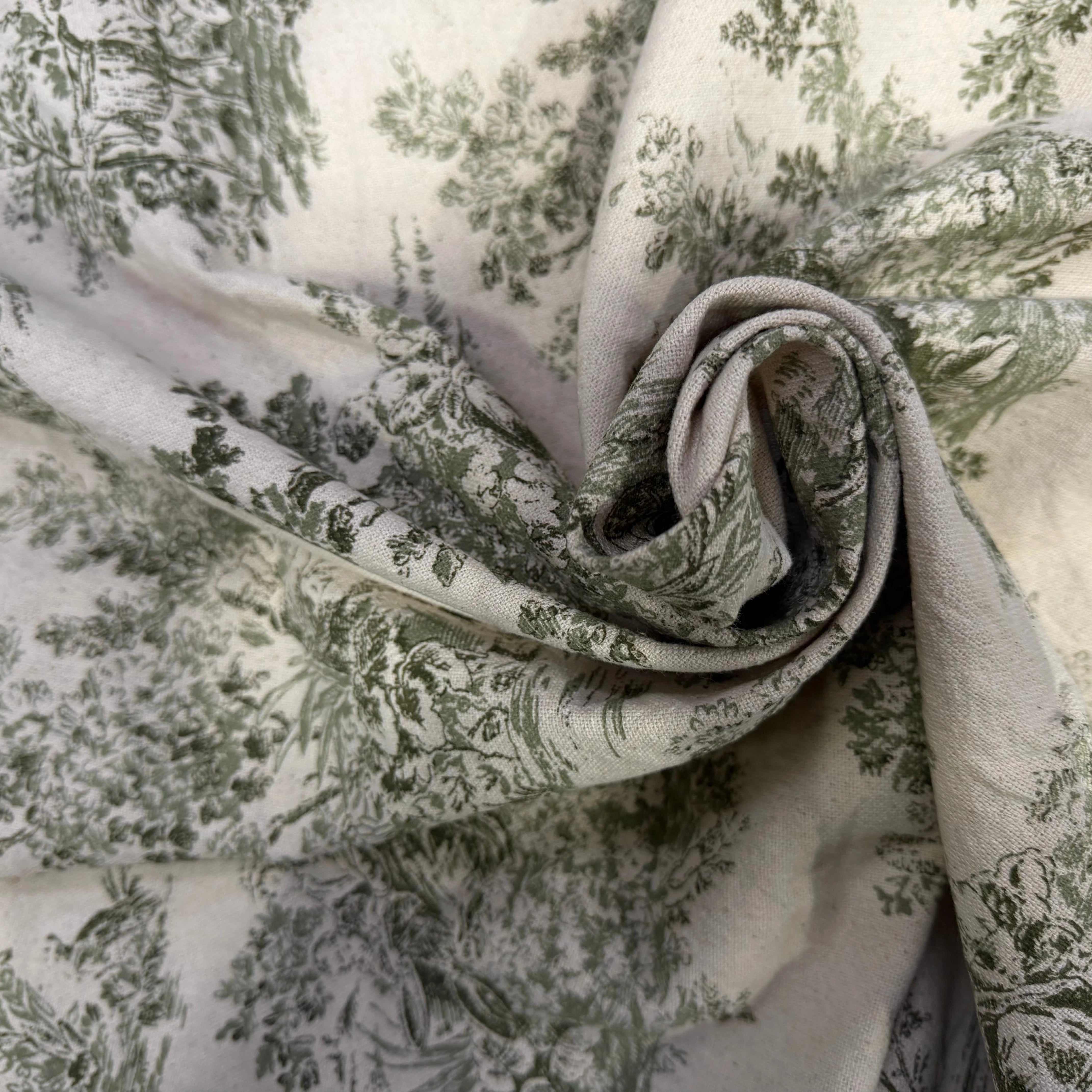 TOILE DE COTON GABRIELLE KAKI 150 CM - My Little Coupon