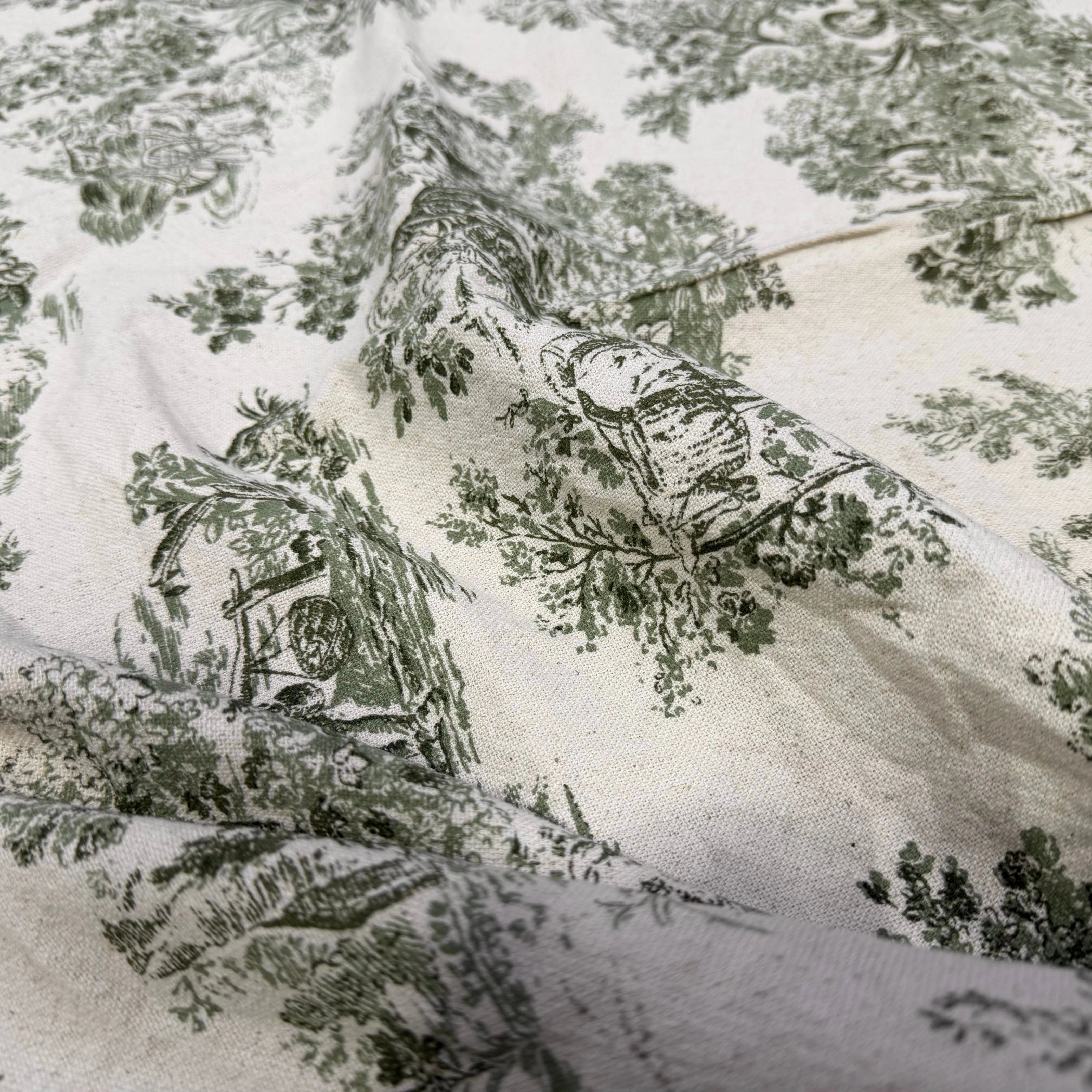TOILE DE COTON GABRIELLE KAKI 150 CM - My Little Coupon