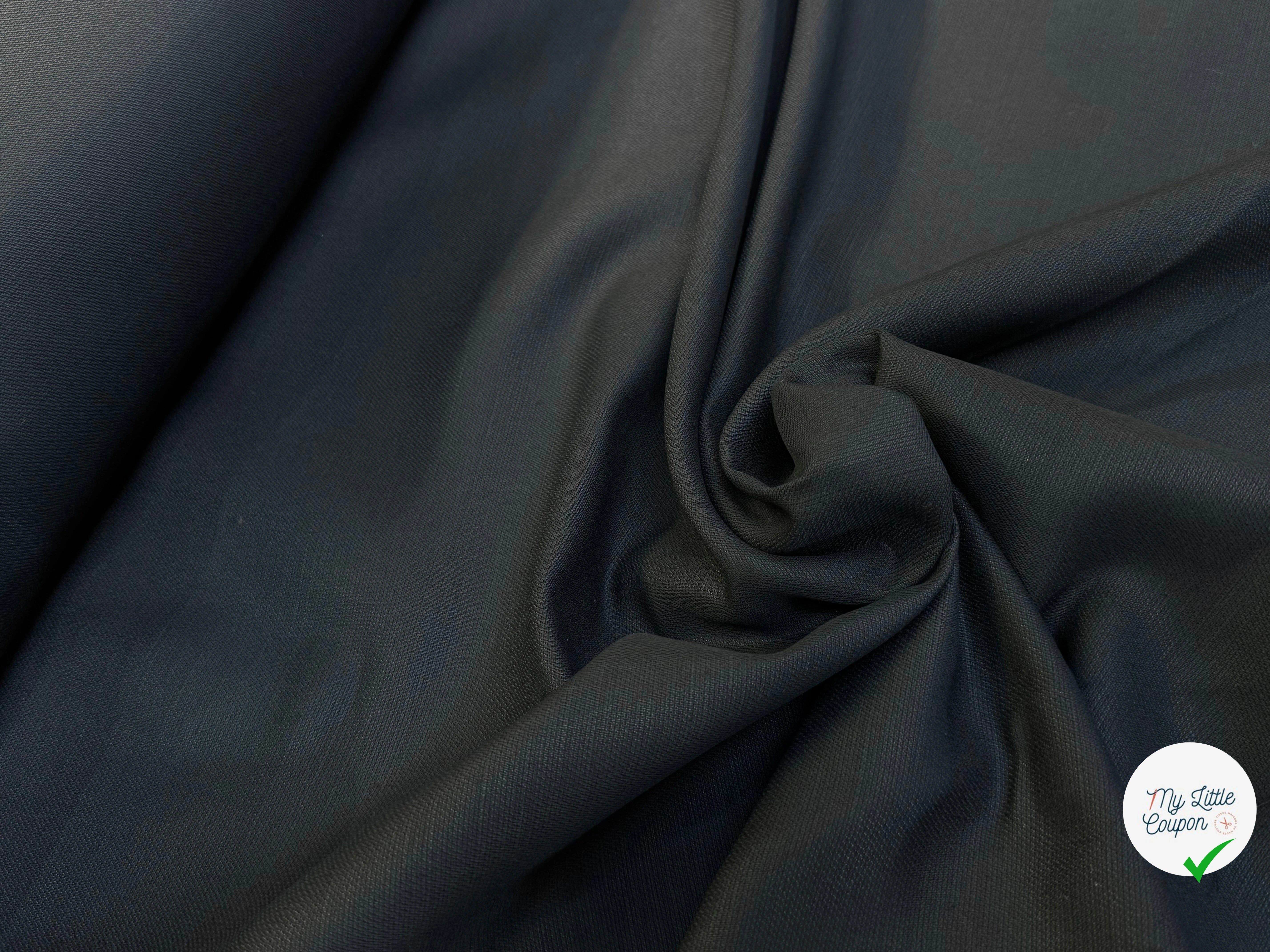 TOILE DE COTON LOURDE NOIR CAMPAGNE - My Little Coupon