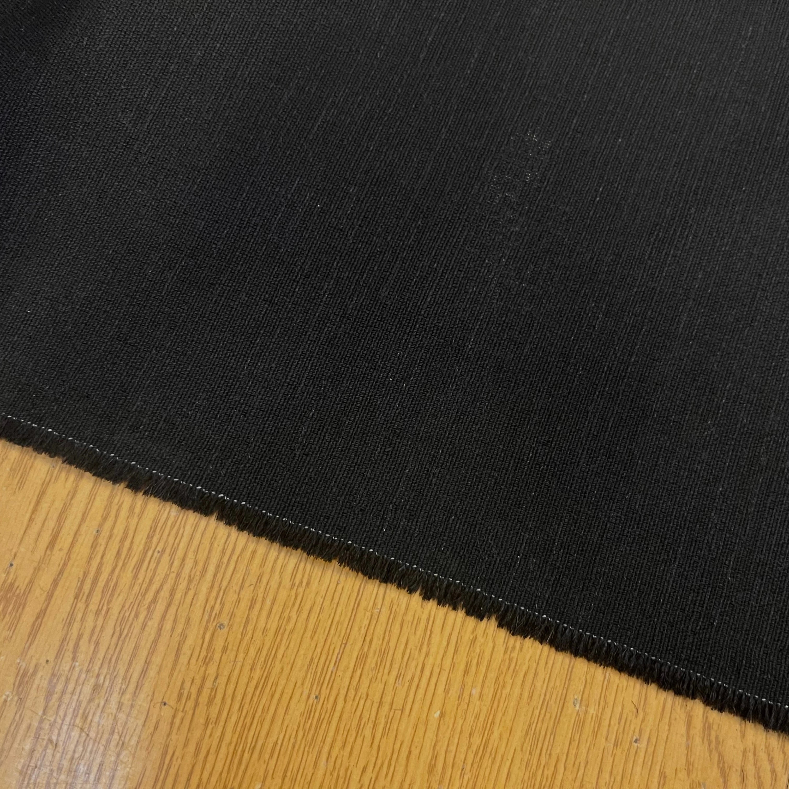 TOILE DE COTON NATTÉ NOIR 165CM - My Little Coupon