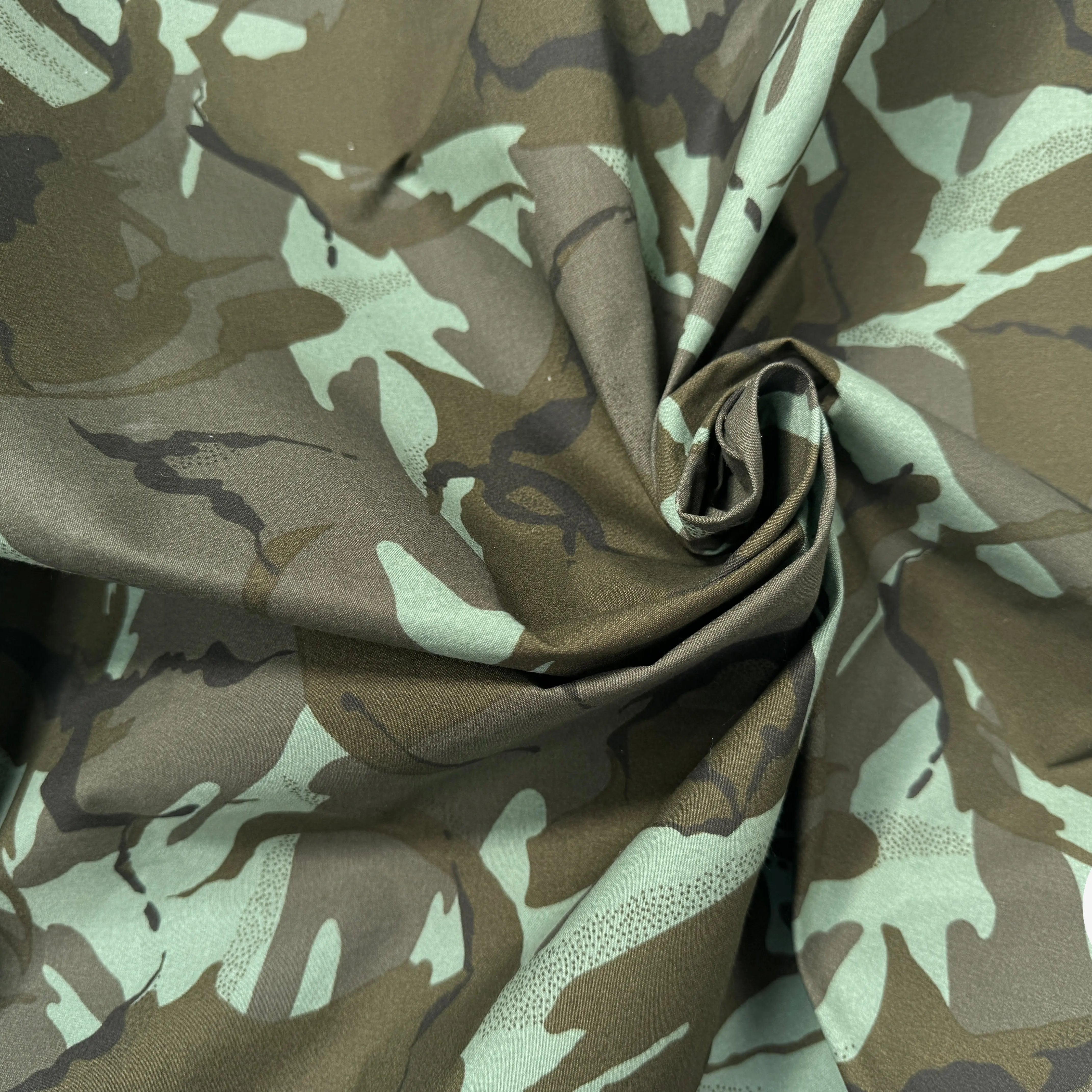 TOILE DE COTON PARKA ARMY COULEURS FRAICHES - My Little Coupon