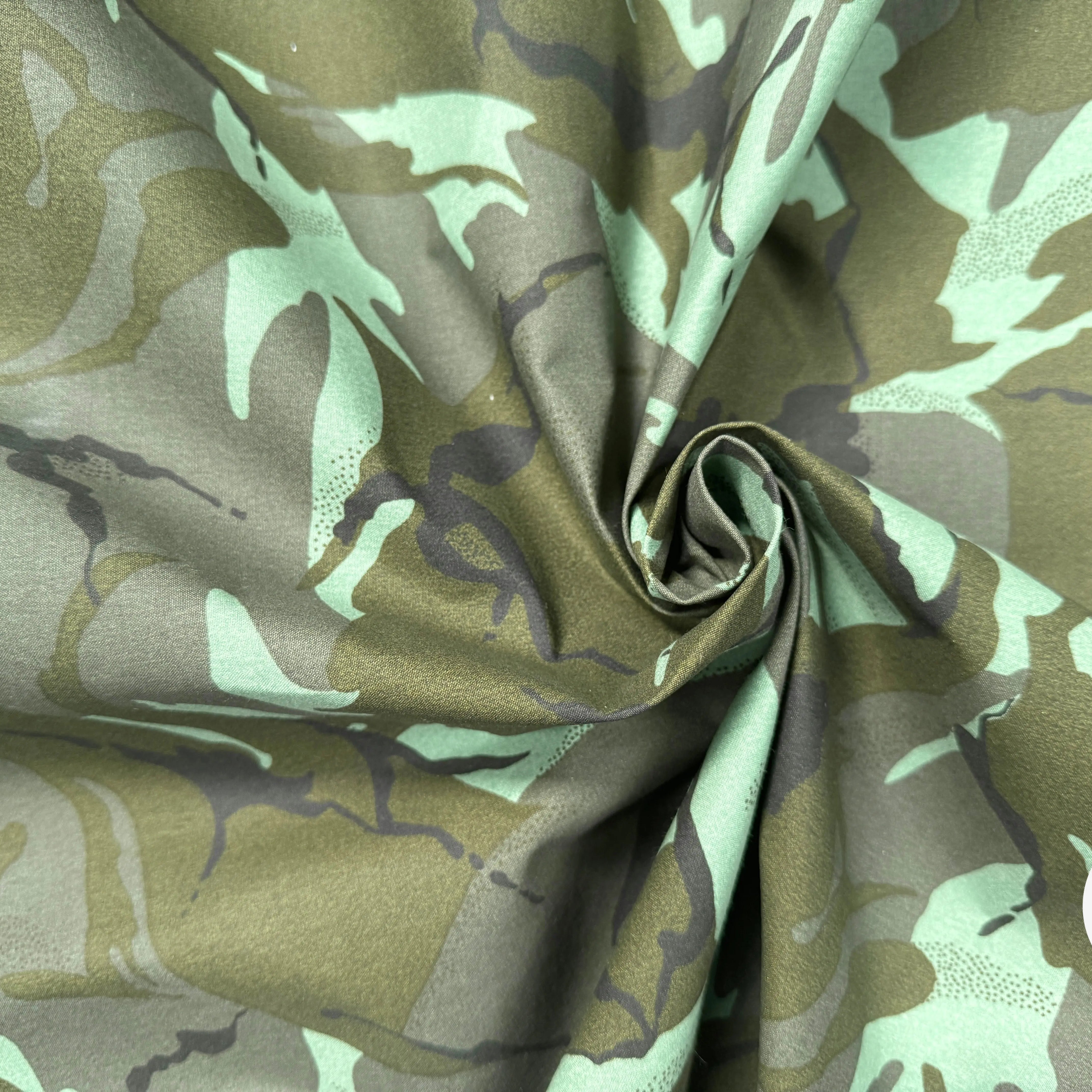 TOILE DE COTON PARKA ARMY COULEURS FRAICHES - My Little Coupon