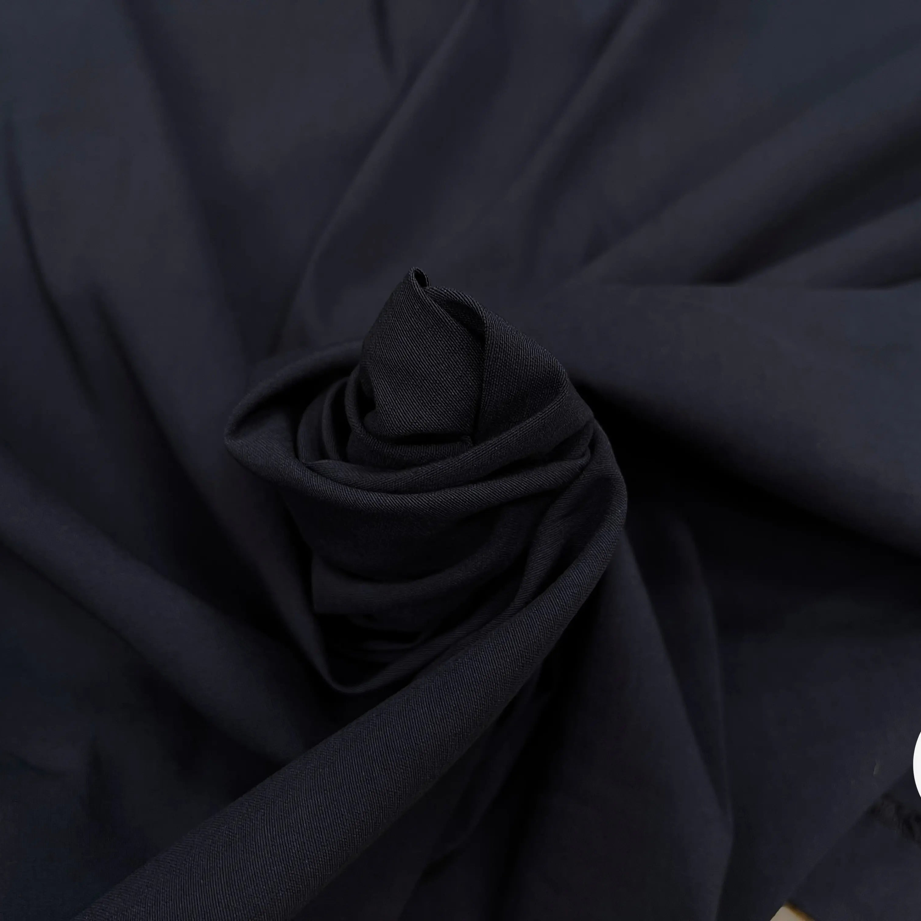 TOILE DE COTON STRETCH BLEU NUIT - My Little Coupon