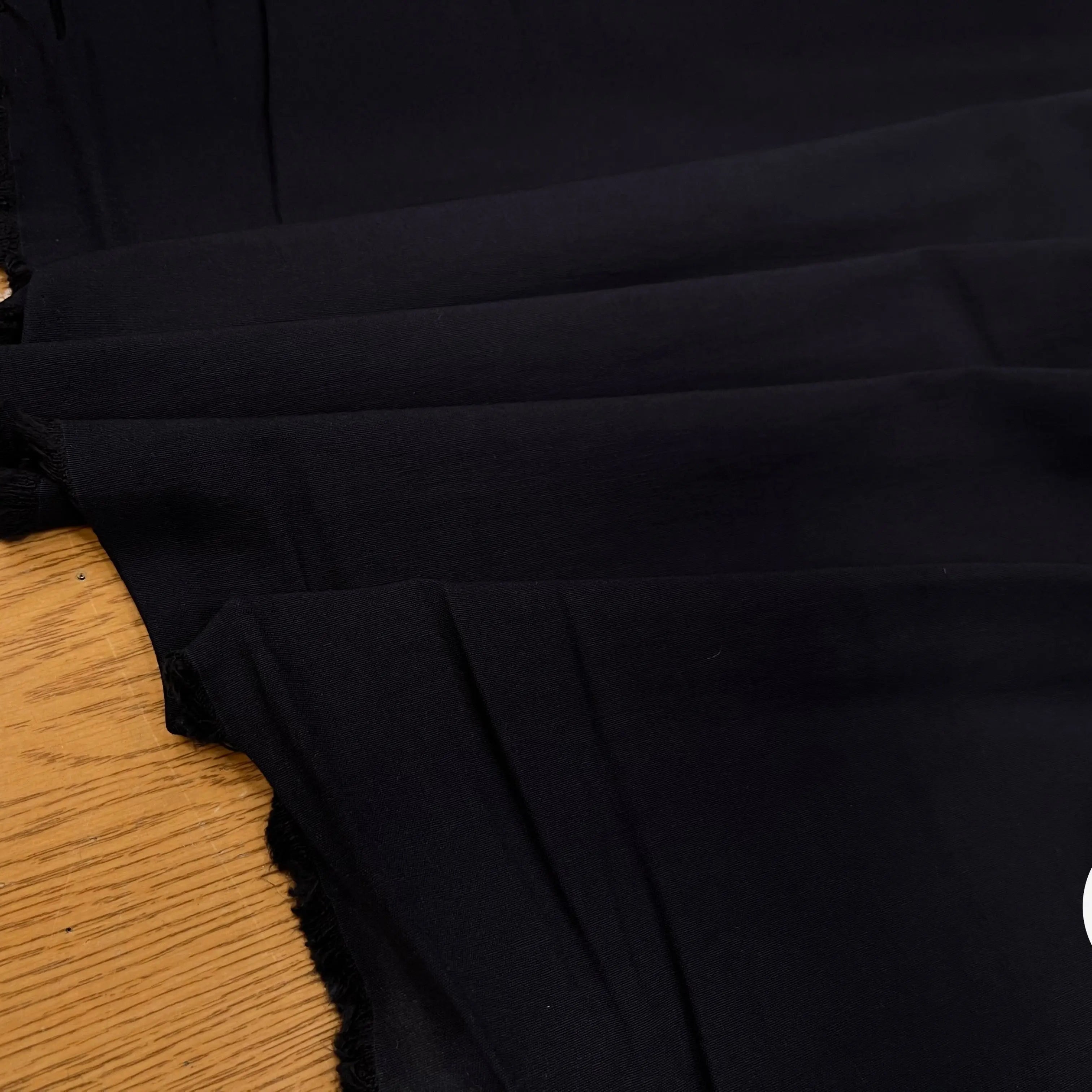 TOILE DE COTON STRETCH BLEU NUIT - My Little Coupon