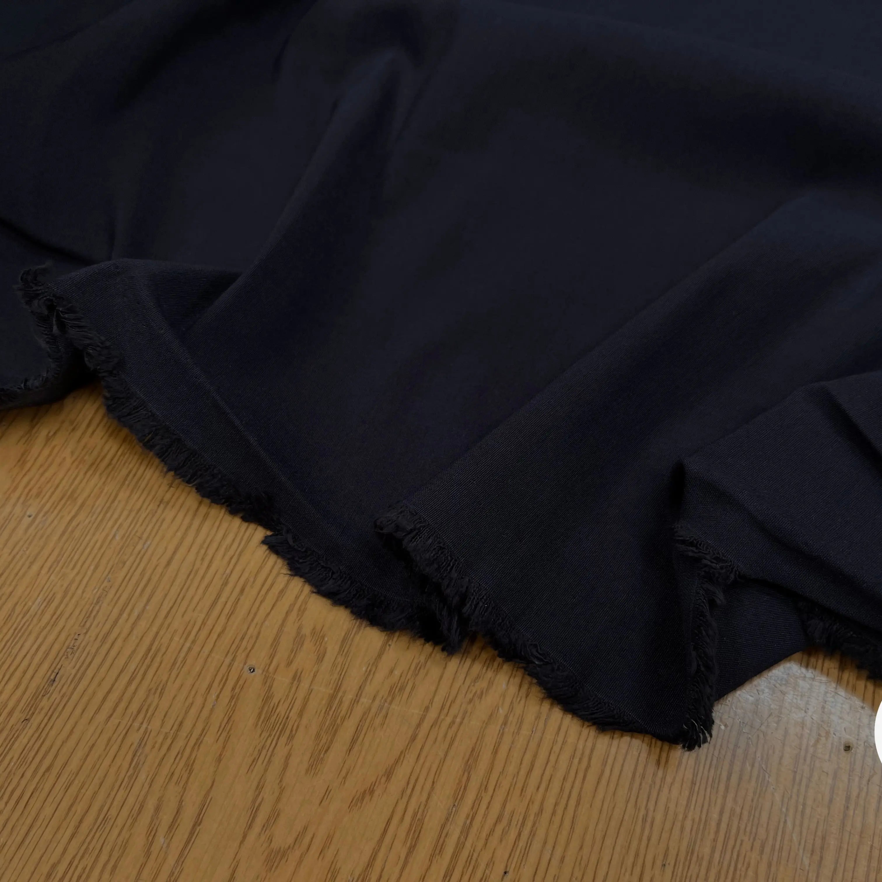 TOILE DE COTON STRETCH BLEU NUIT - My Little Coupon