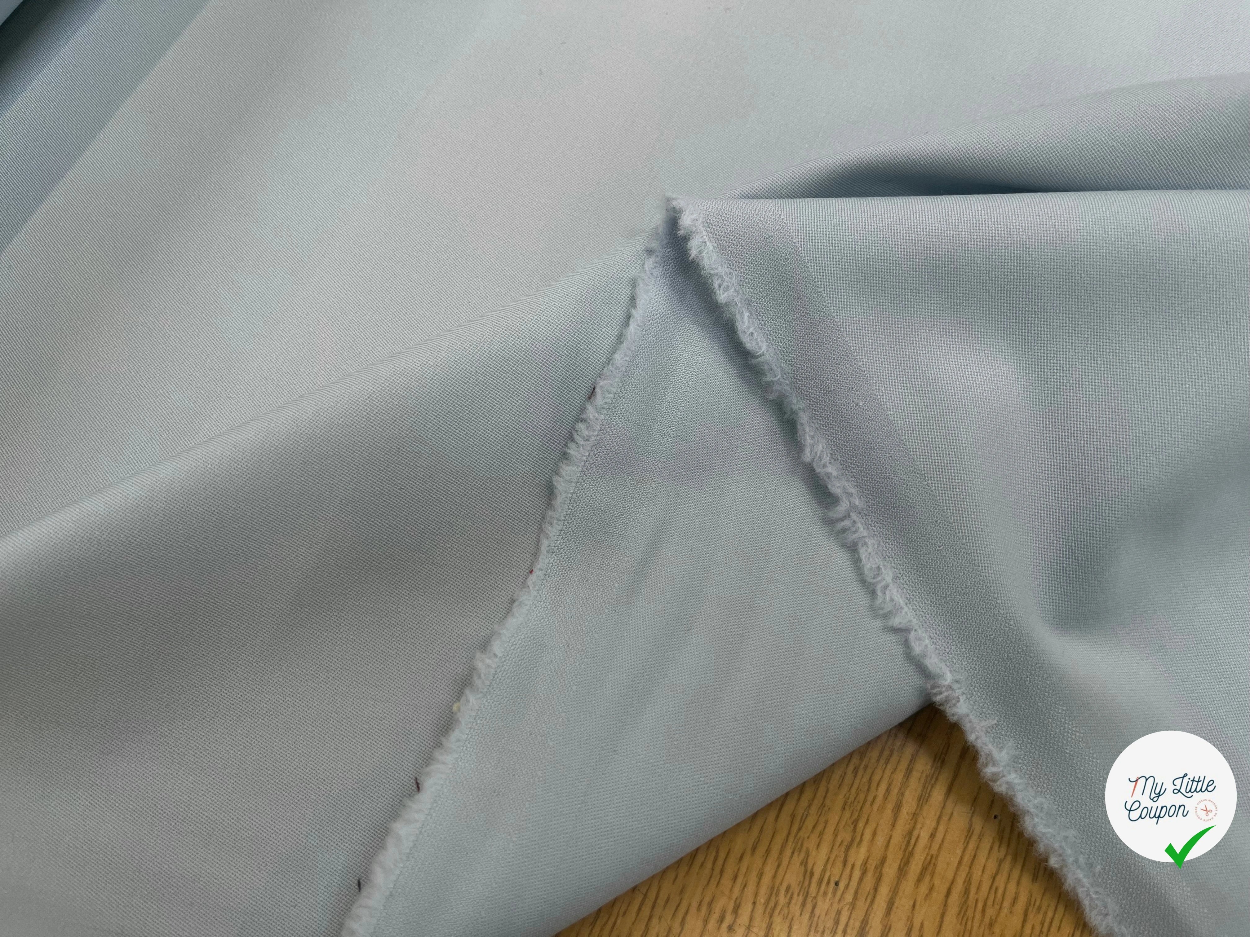 TOILE DE LAINE 97% LAINE BLEU NUAGE - My Little Coupon