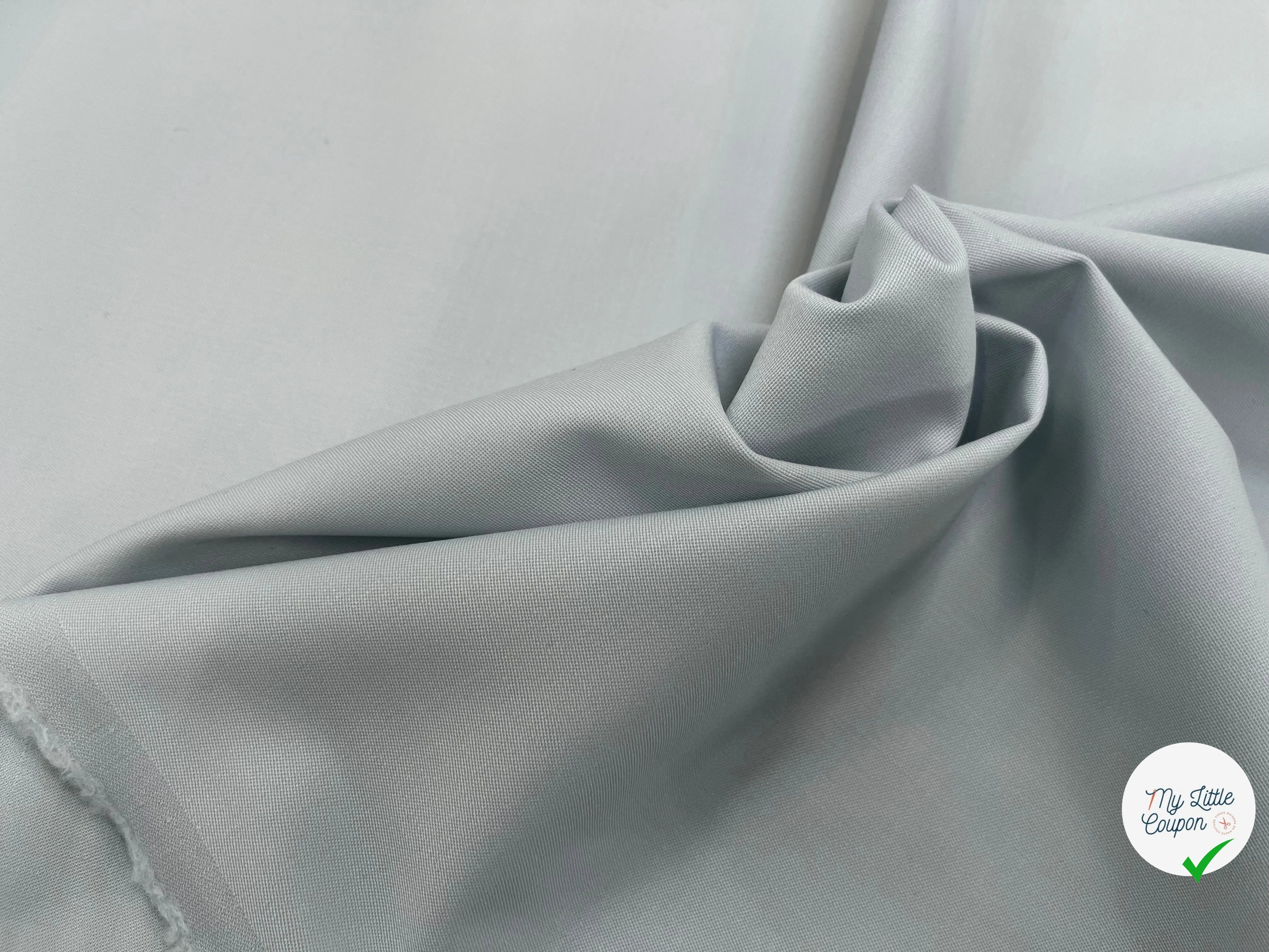 TOILE DE LAINE 97% LAINE BLEU NUAGE - My Little Coupon