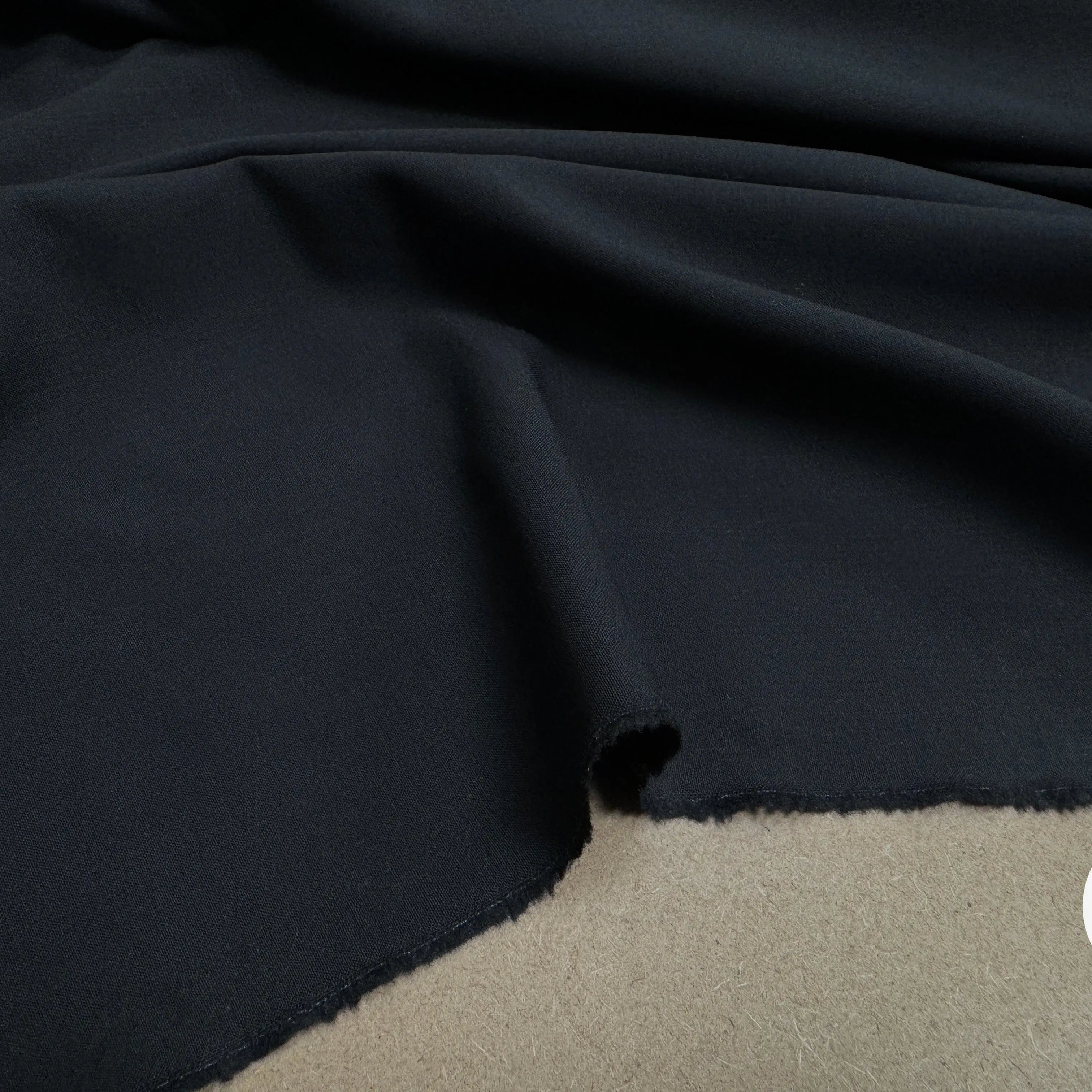 TOILE DE LAINE FROIDE STRETCH BLACK - My Little Coupon