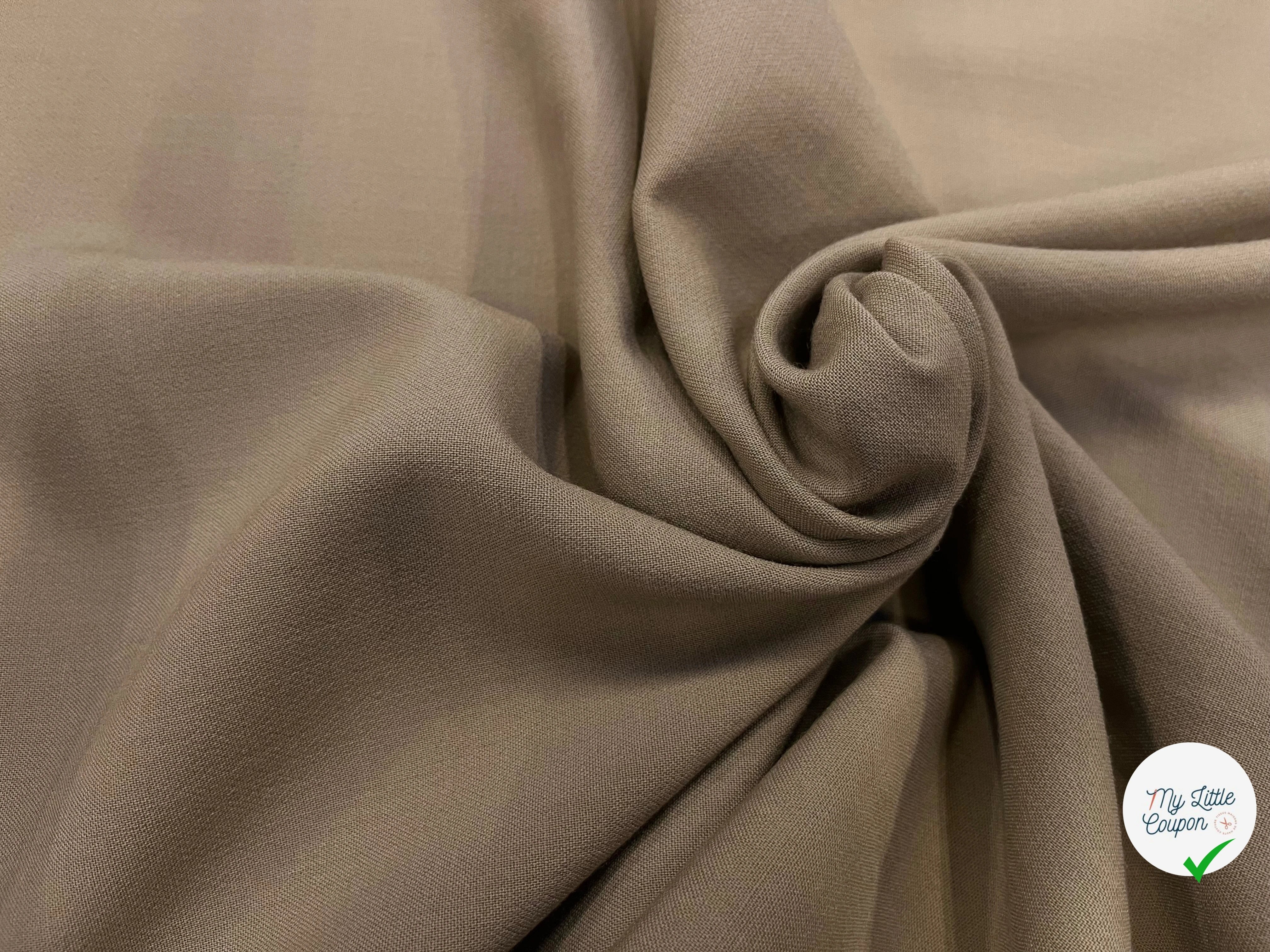 TOILE DE LAINE LOURDE STRETCH MOCHA - My Little Coupon