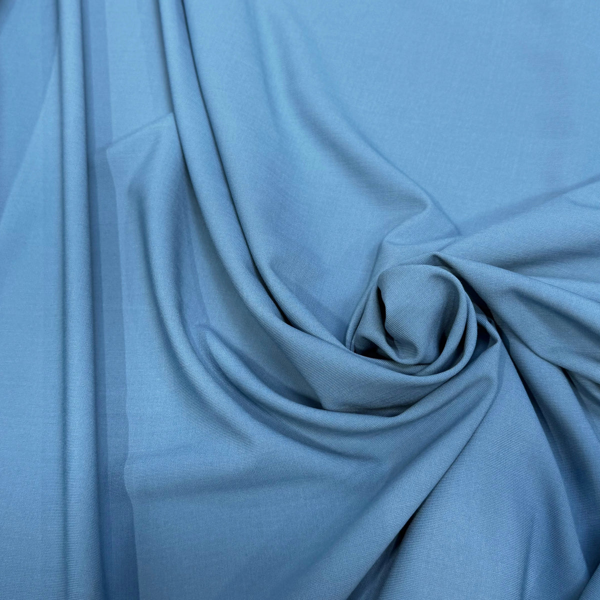 TOILE DE LAINE MAGNIFICO BLEU PLOMB 60% LAINE - My Little Coupon