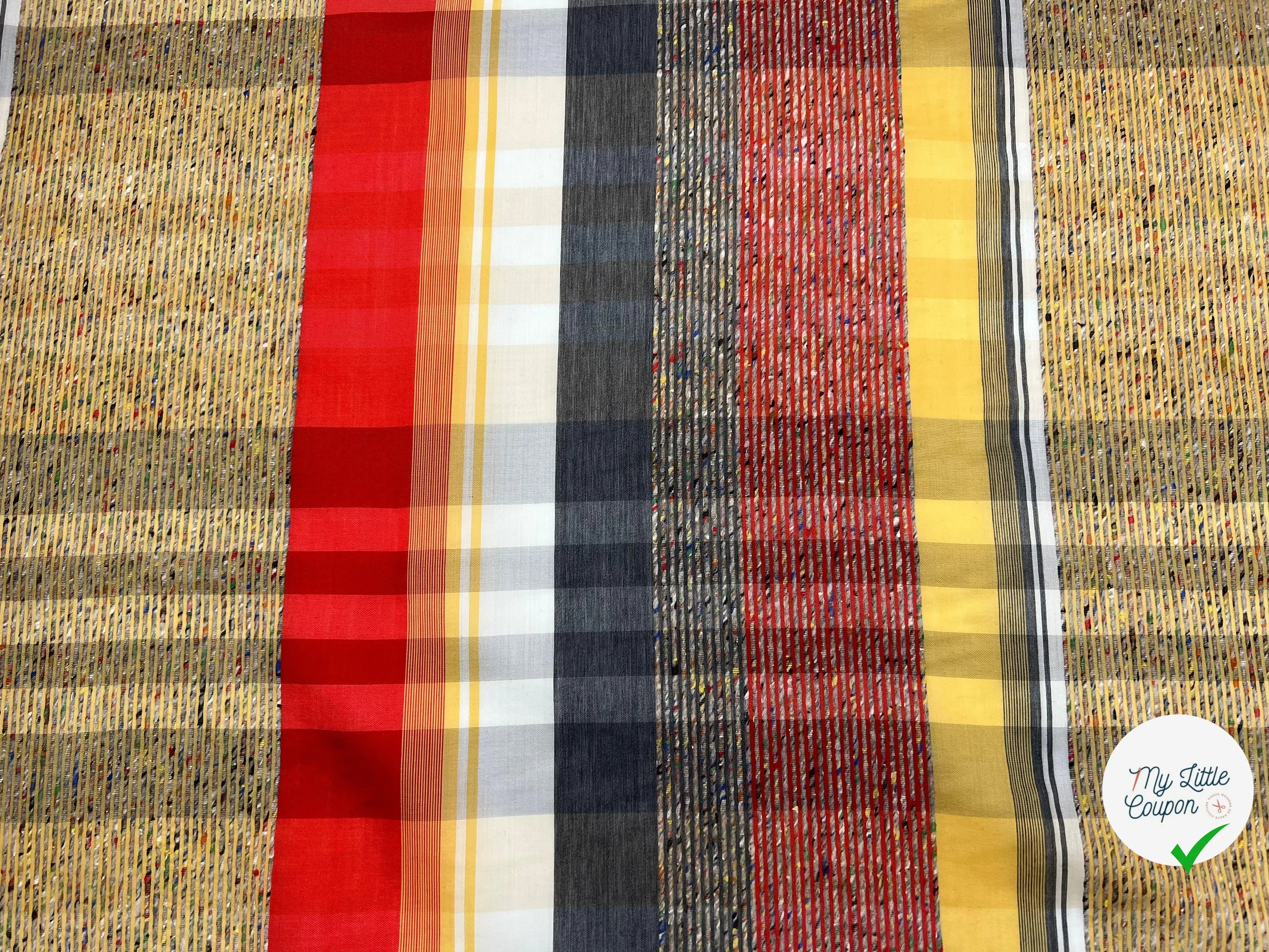 TOILE DE LAINE SOPHISTICATION MADRAS - My Little Coupon - tissu - coudre