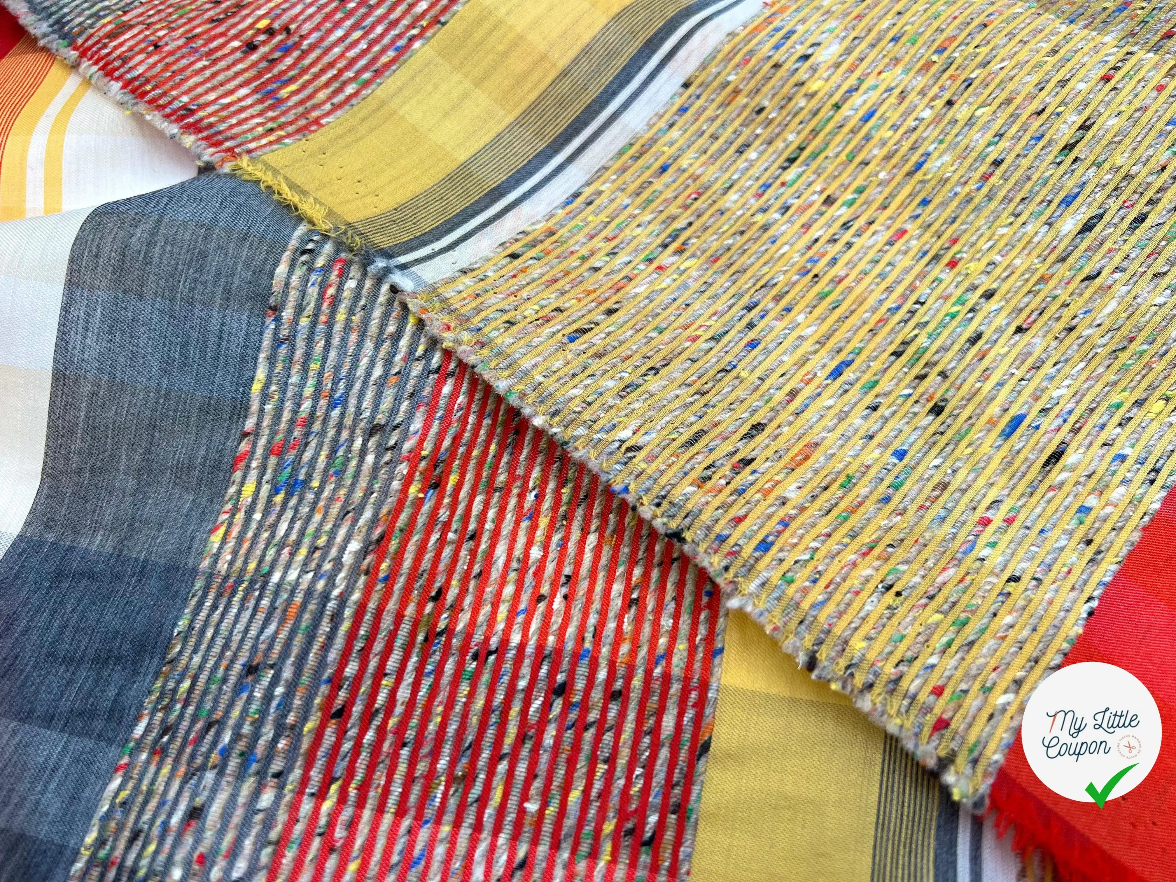 TOILE DE LAINE SOPHISTICATION MADRAS - My Little Coupon - tissu - coudre