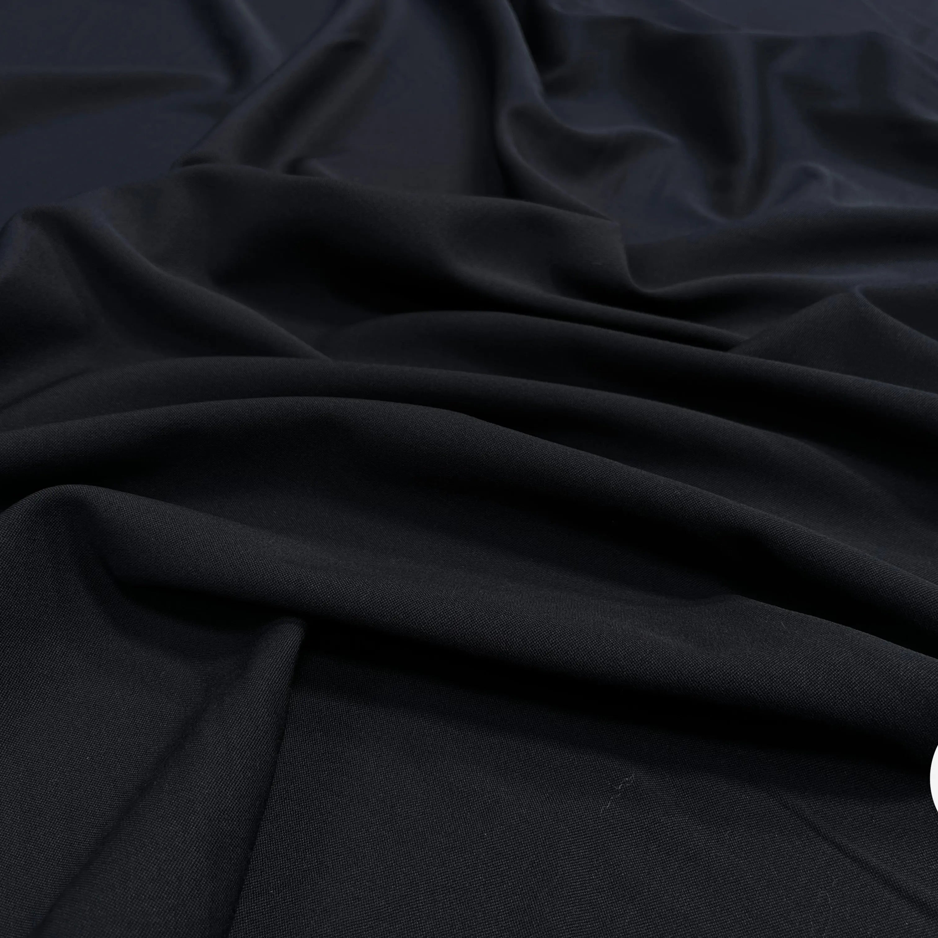 TOILE DE LAINE TEXTURÉ SOUPLE (BLEU MARINE) - My Little Coupon