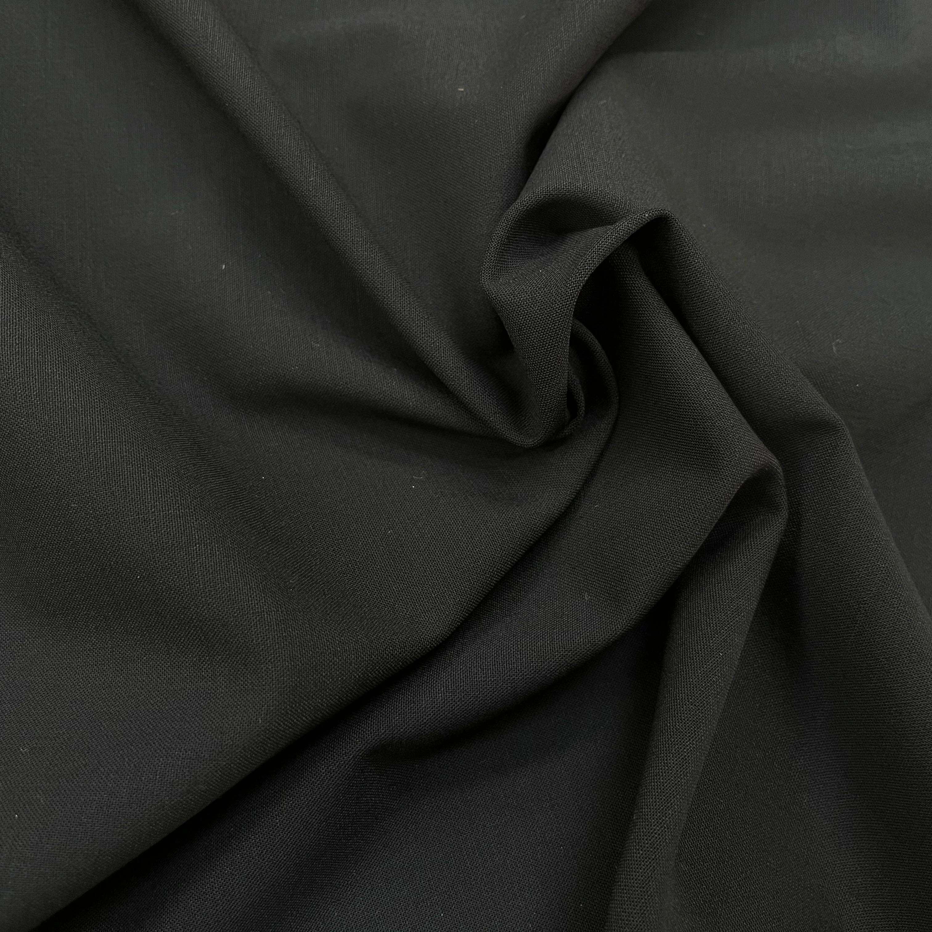 TOILE DE LAINE ULTRA STRETCH BLACK 150CM - My Little Coupon