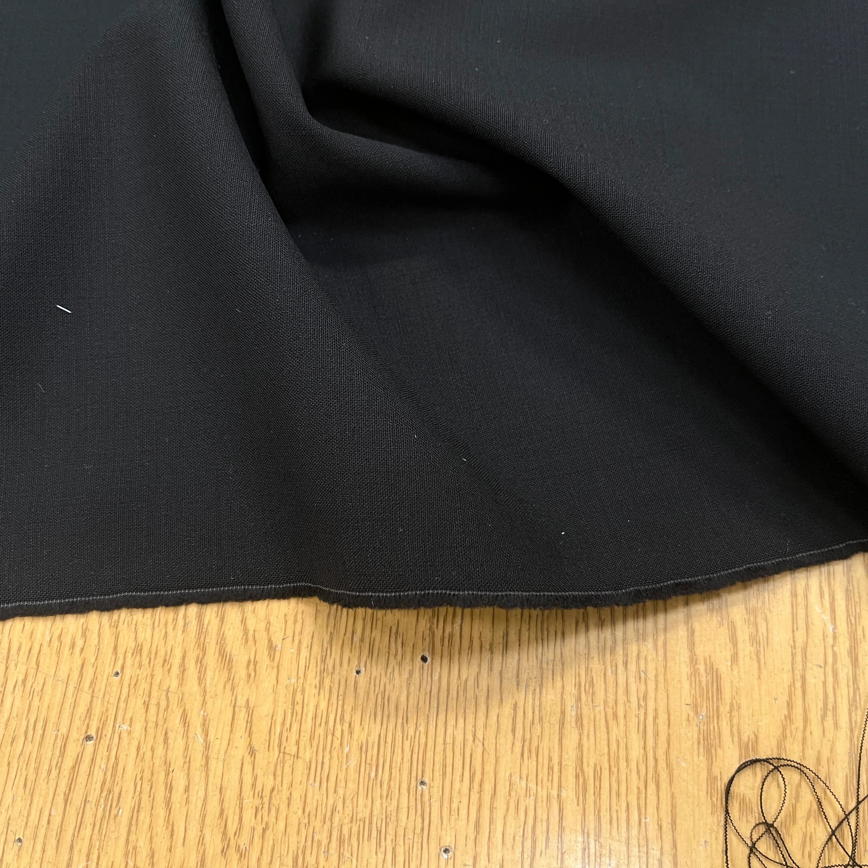 TOILE DE LAINE ULTRA STRETCH BLACK 150CM - My Little Coupon