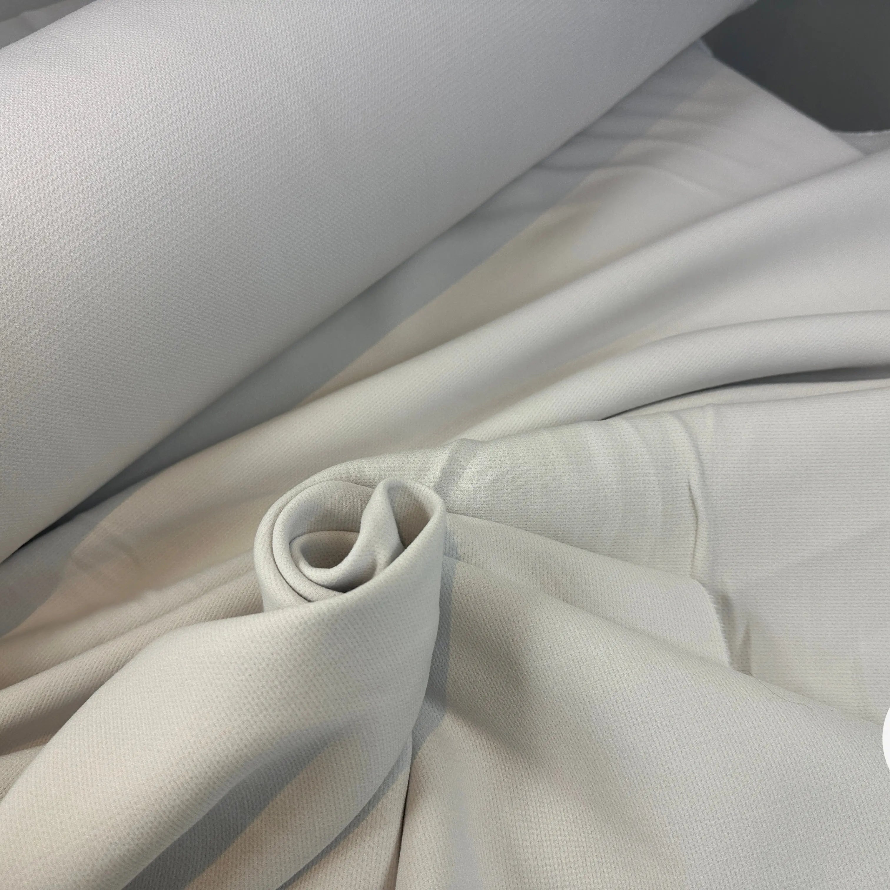 TOILE DOUBLE ETOFFE POUDRÉE DIRTY WHITE MSO