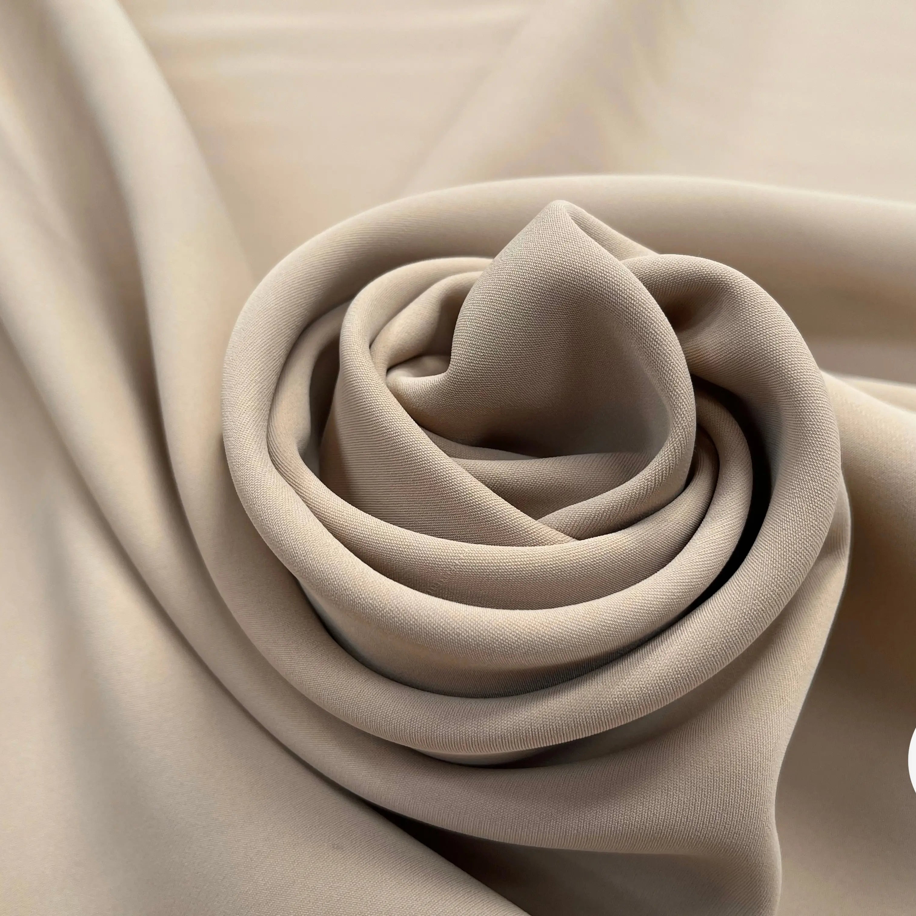 TOILE DOUBLE ETTOFE BEIGE SABLE STRETCH - My Little Coupon