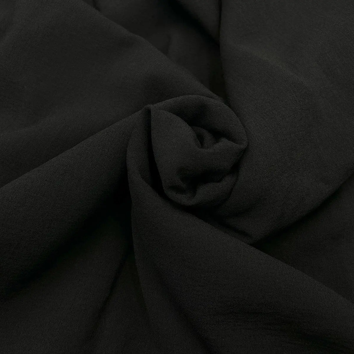 TOILE FROISSÉE NOIRE STRETCH - coupon de tissu de 3 mètres - My Little Coupon - tissu - coudre