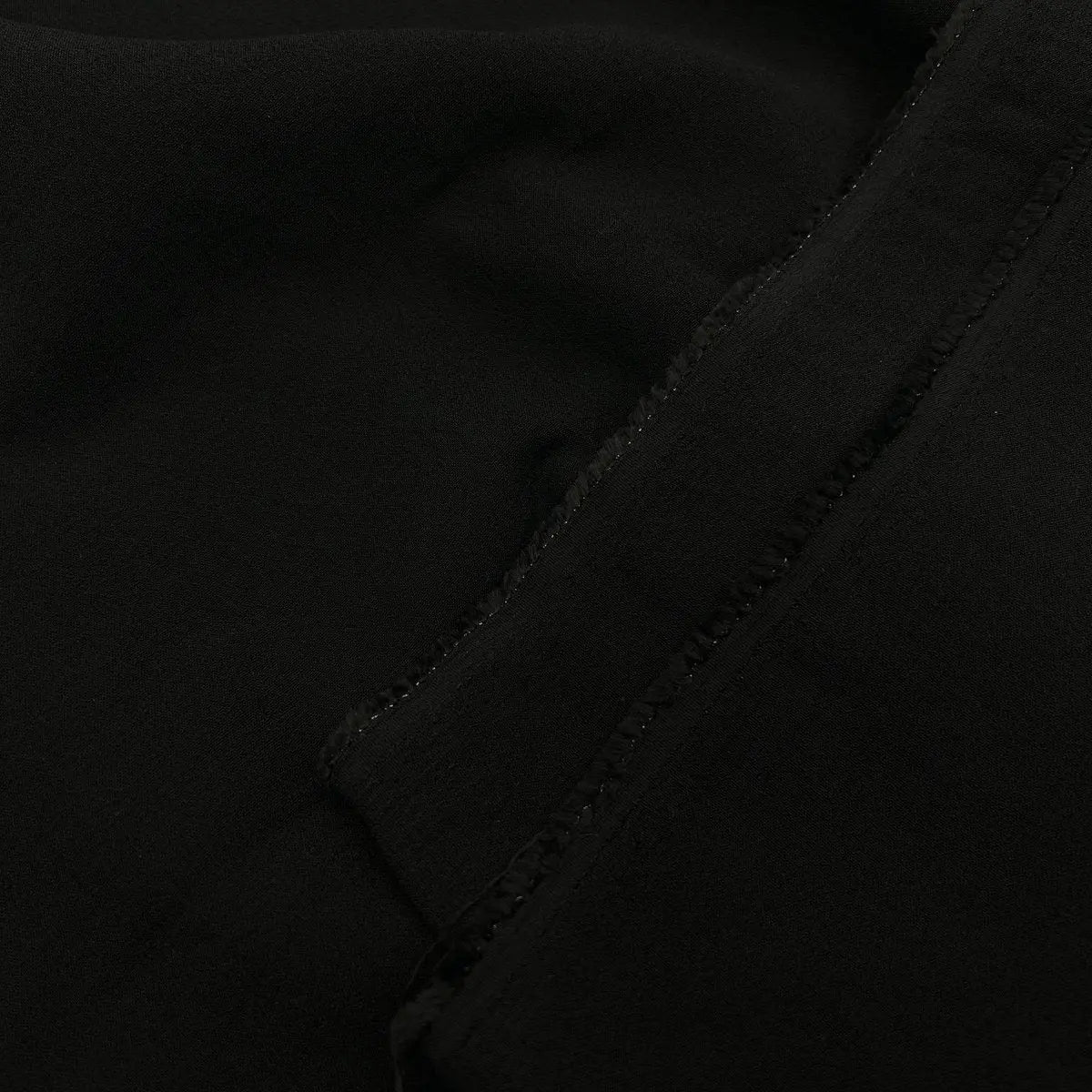 TOILE FROISSÉE NOIRE STRETCH - coupon de tissu de 3 mètres - My Little Coupon - tissu - coudre