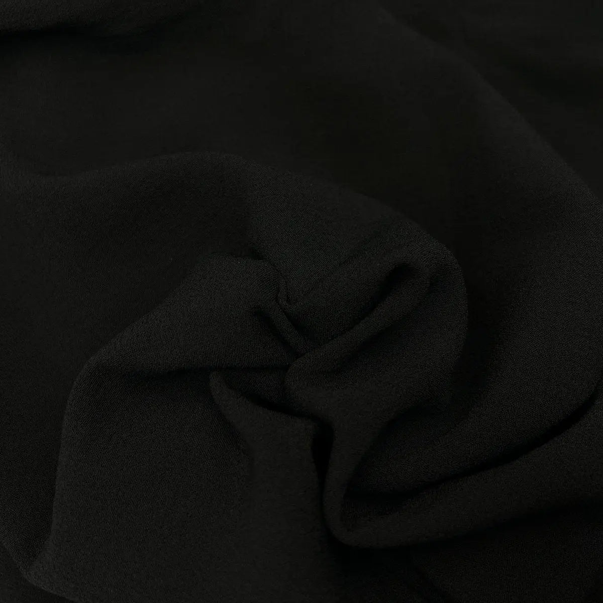 TOILE FROISSÉE NOIRE STRETCH - coupon de tissu de 3 mètres - My Little Coupon - tissu - coudre