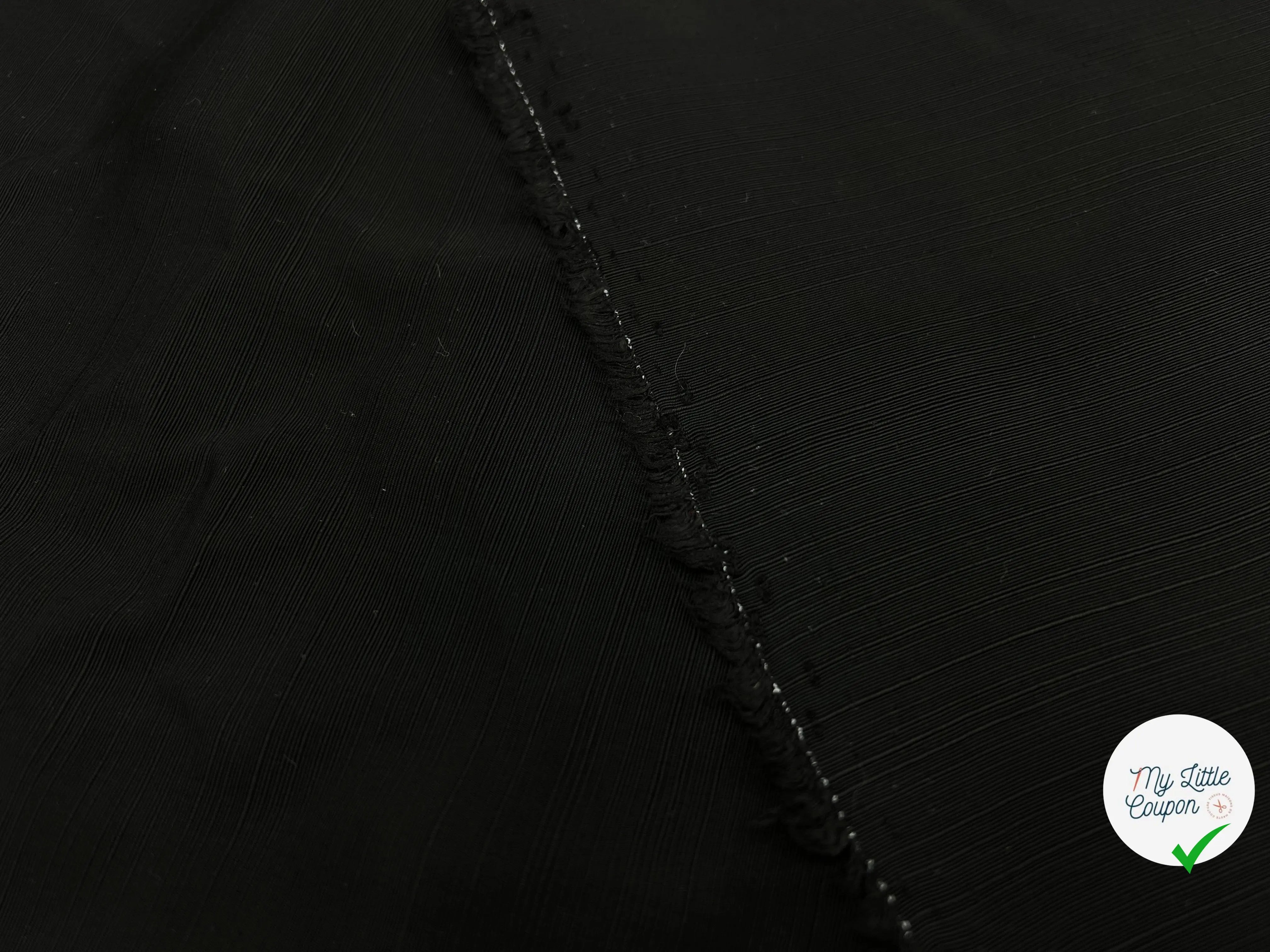 TOILE FLAMMÉE FROIDE NOIRE - My Little Coupon - tissu - coudre