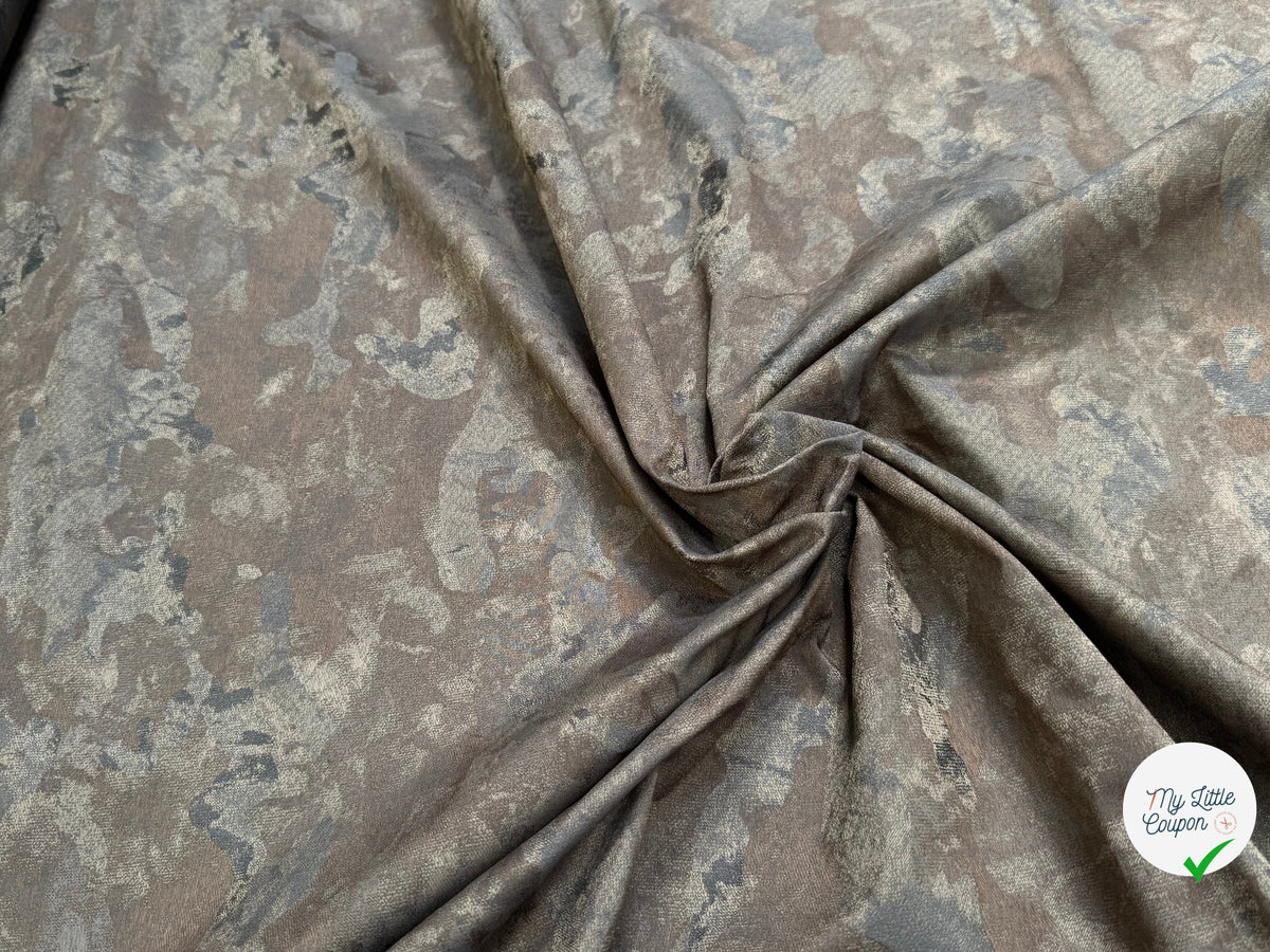 TOILE JACQUARD FIN MOTIF ARMY - My Little Coupon