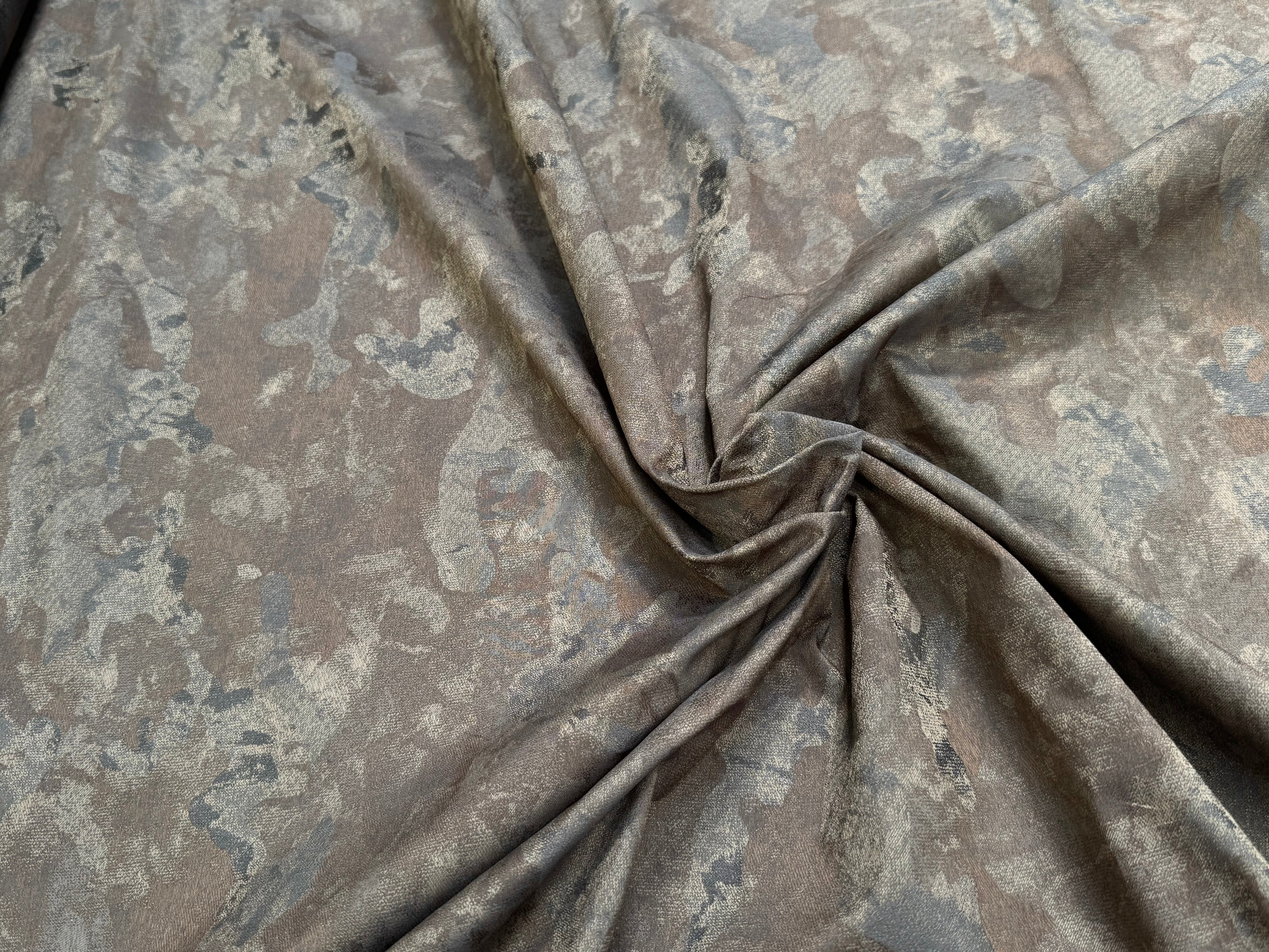 TOILE JACQUARD FIN MOTIF ARMY - My Little Coupon