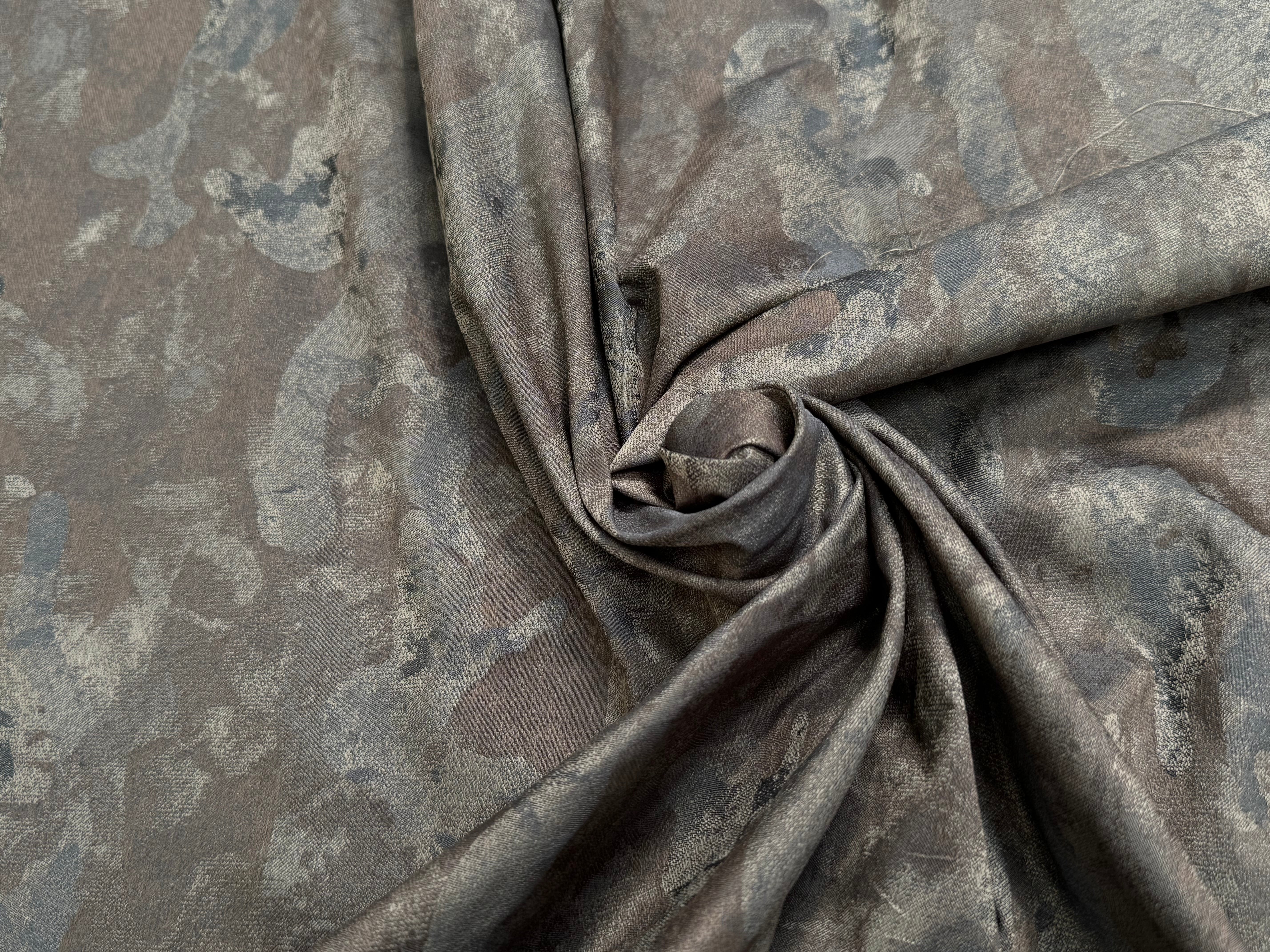 TOILE JACQUARD FIN MOTIF ARMY - My Little Coupon