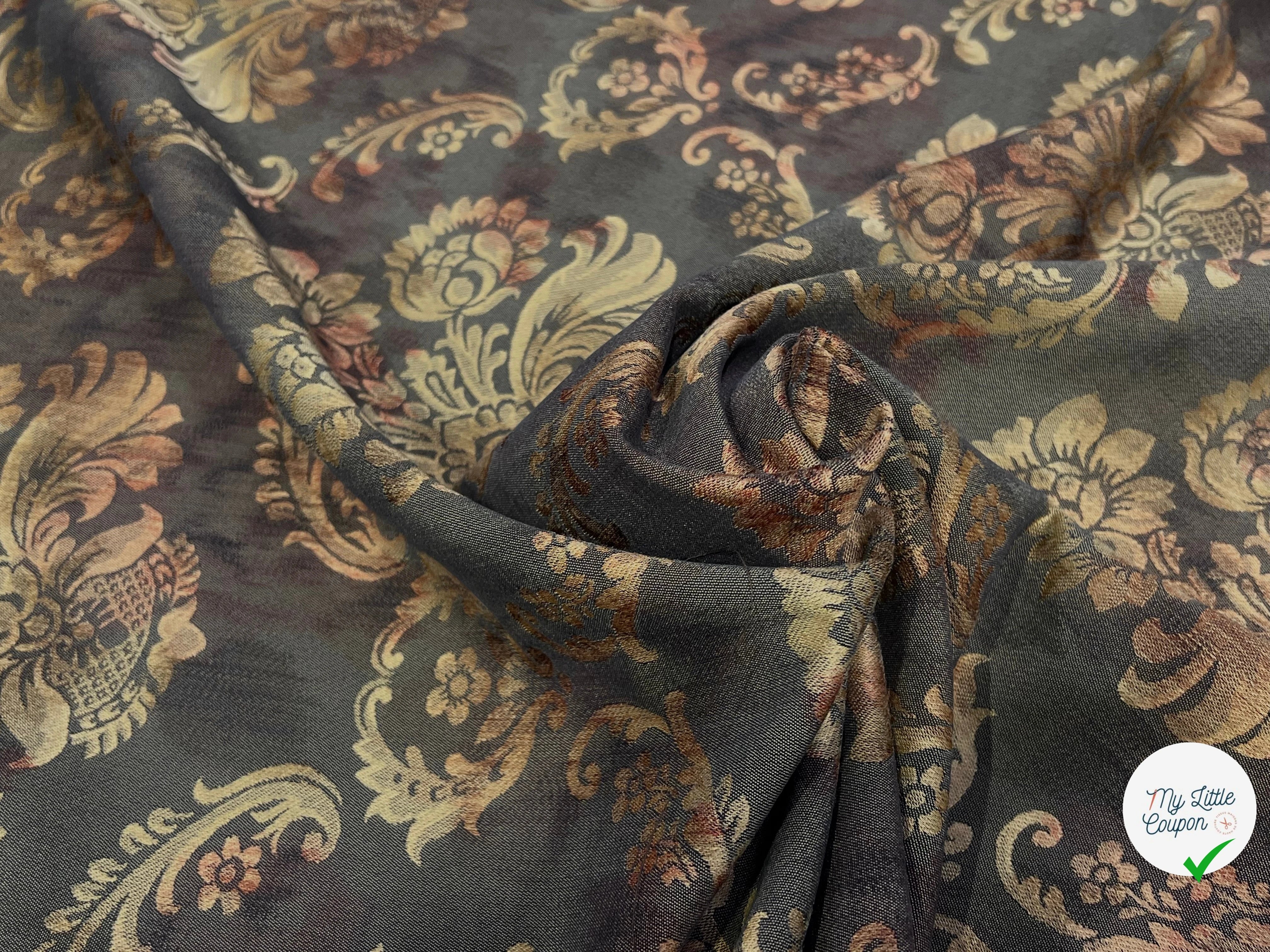 TOILE JACQUARD LOURDE BAROQUE - My Little Coupon