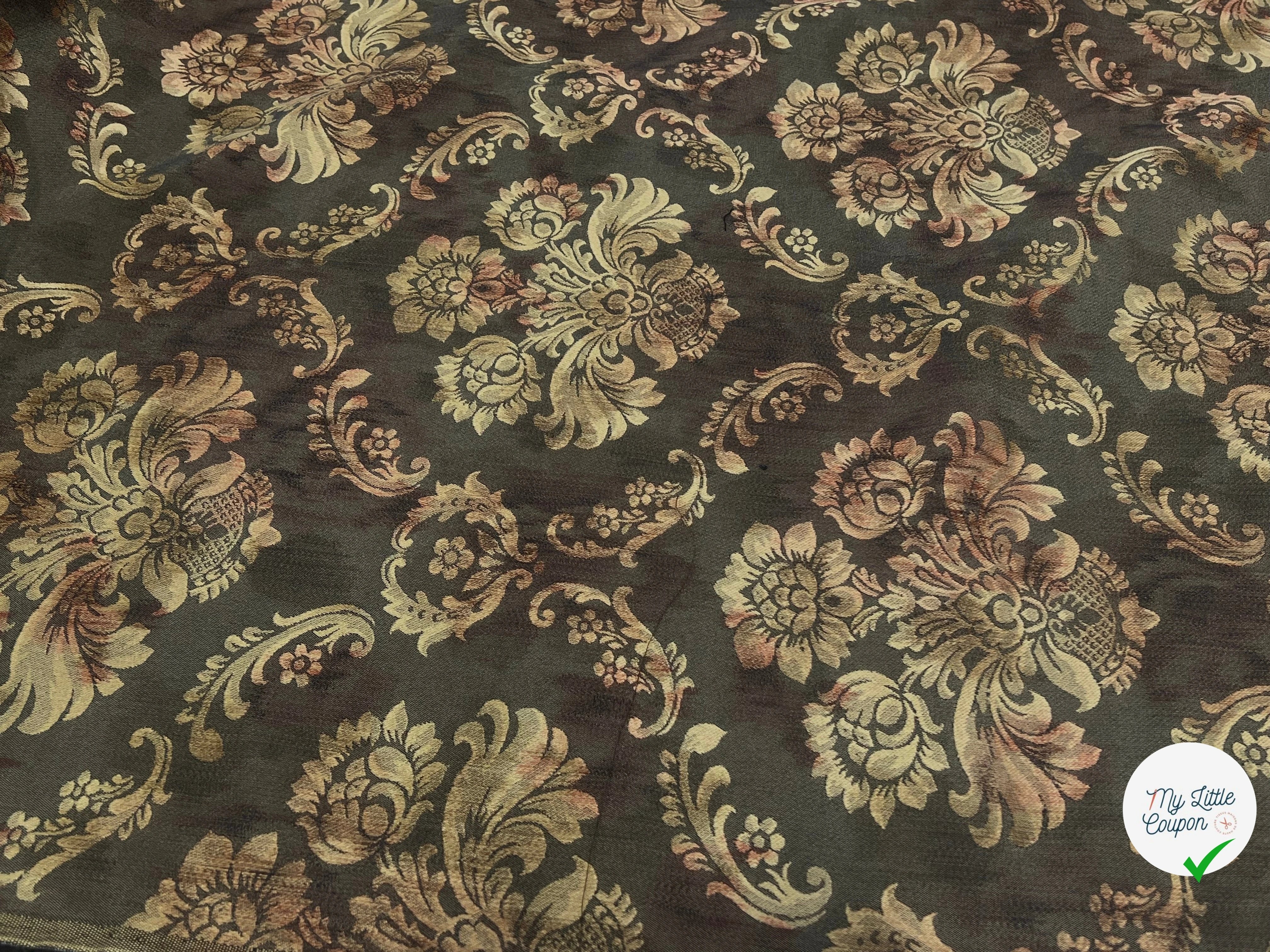 TOILE JACQUARD LOURDE BAROQUE - My Little Coupon