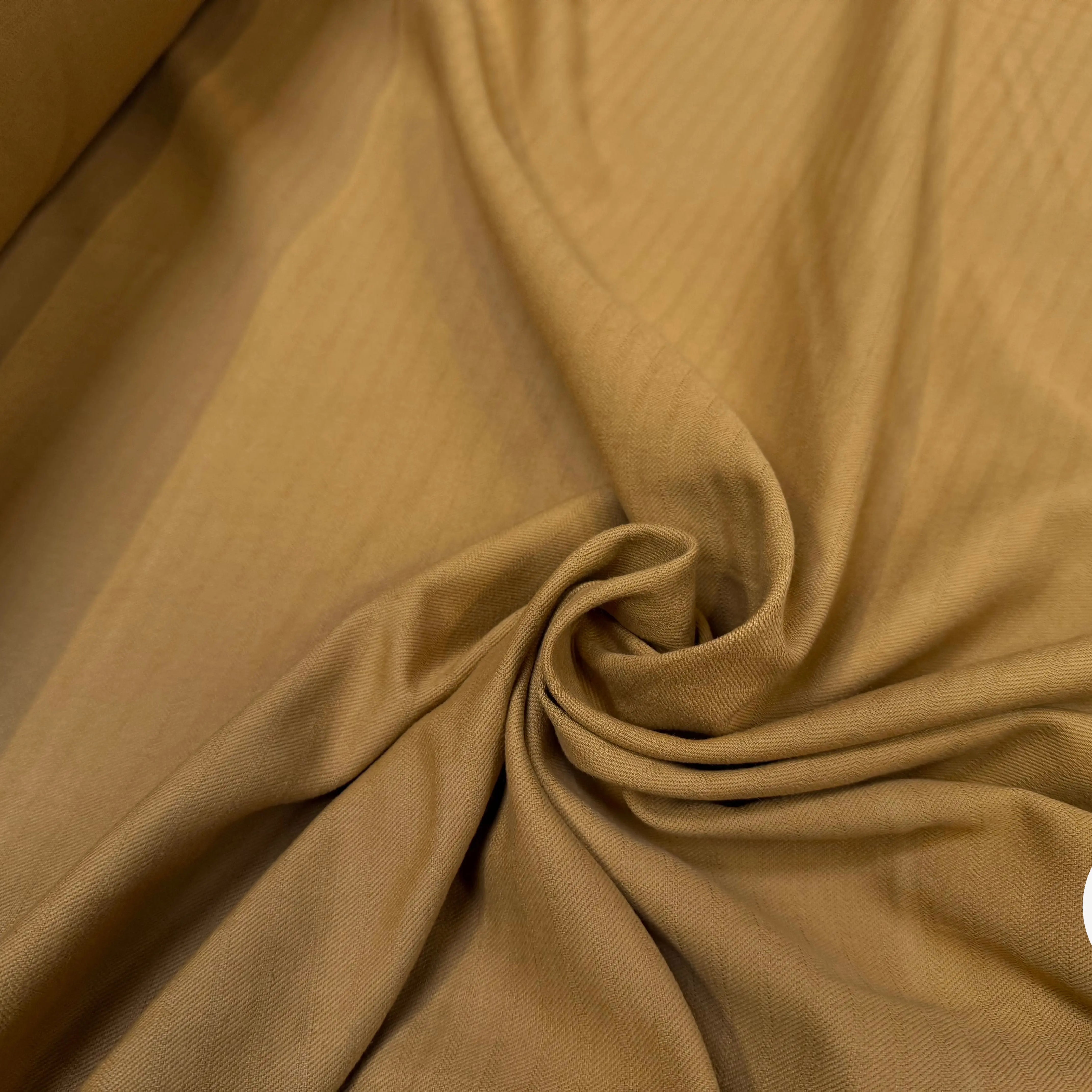 TOILE LOURDE COTON LIN ESPRIT COUTIL MUSTARD - My Little Coupon