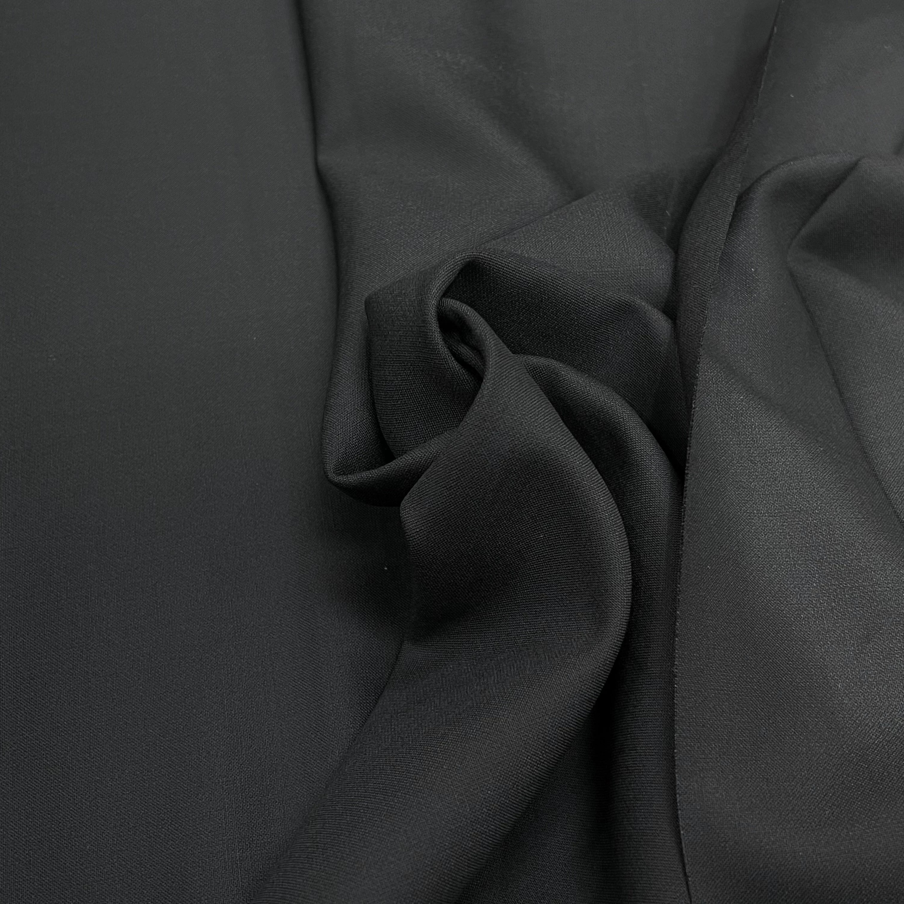 TOILE LOURDE STRETCH NOIR - My Little Coupon