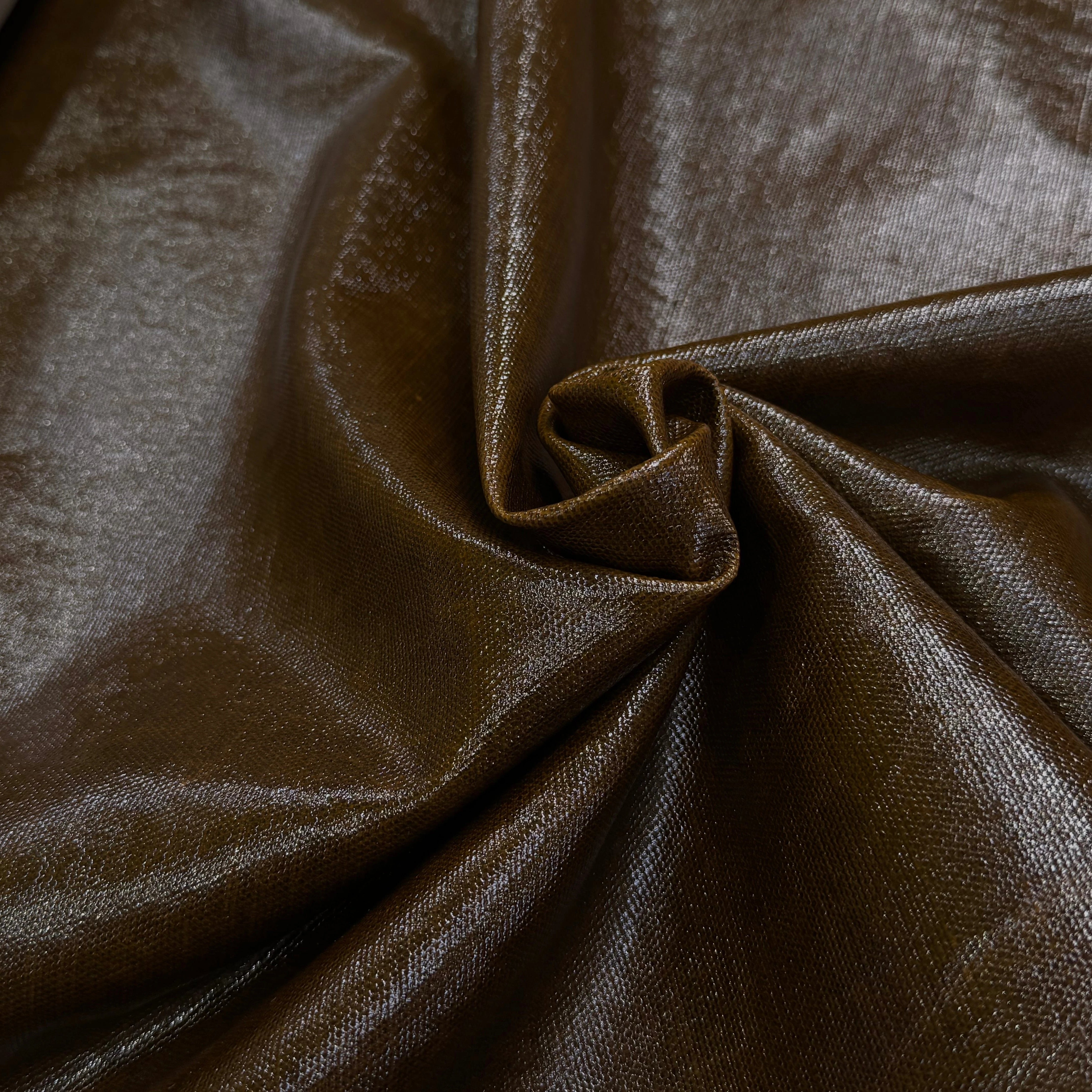 TOILE NATTÉE CONTRECOLLÉE MARRON BOIS - My Little Coupon