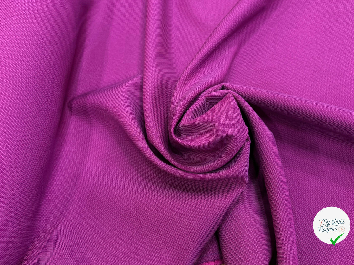TOILE NATTÉE COTON ET LIN VIOLET CLAIR BELLE TENUE 20% LIN - My Little Coupon