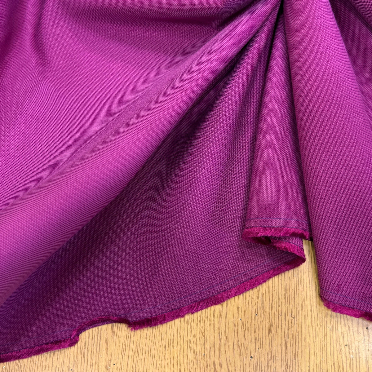 TOILE NATTÉE COTON ET LIN VIOLET CLAIR BELLE TENUE 20% LIN - My Little Coupon