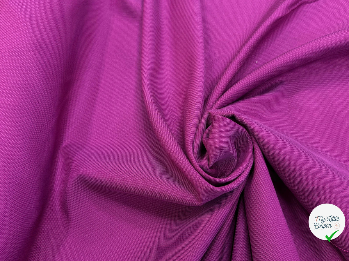 TOILE NATTÉE COTON ET LIN VIOLET CLAIR BELLE TENUE 20% LIN - My Little Coupon