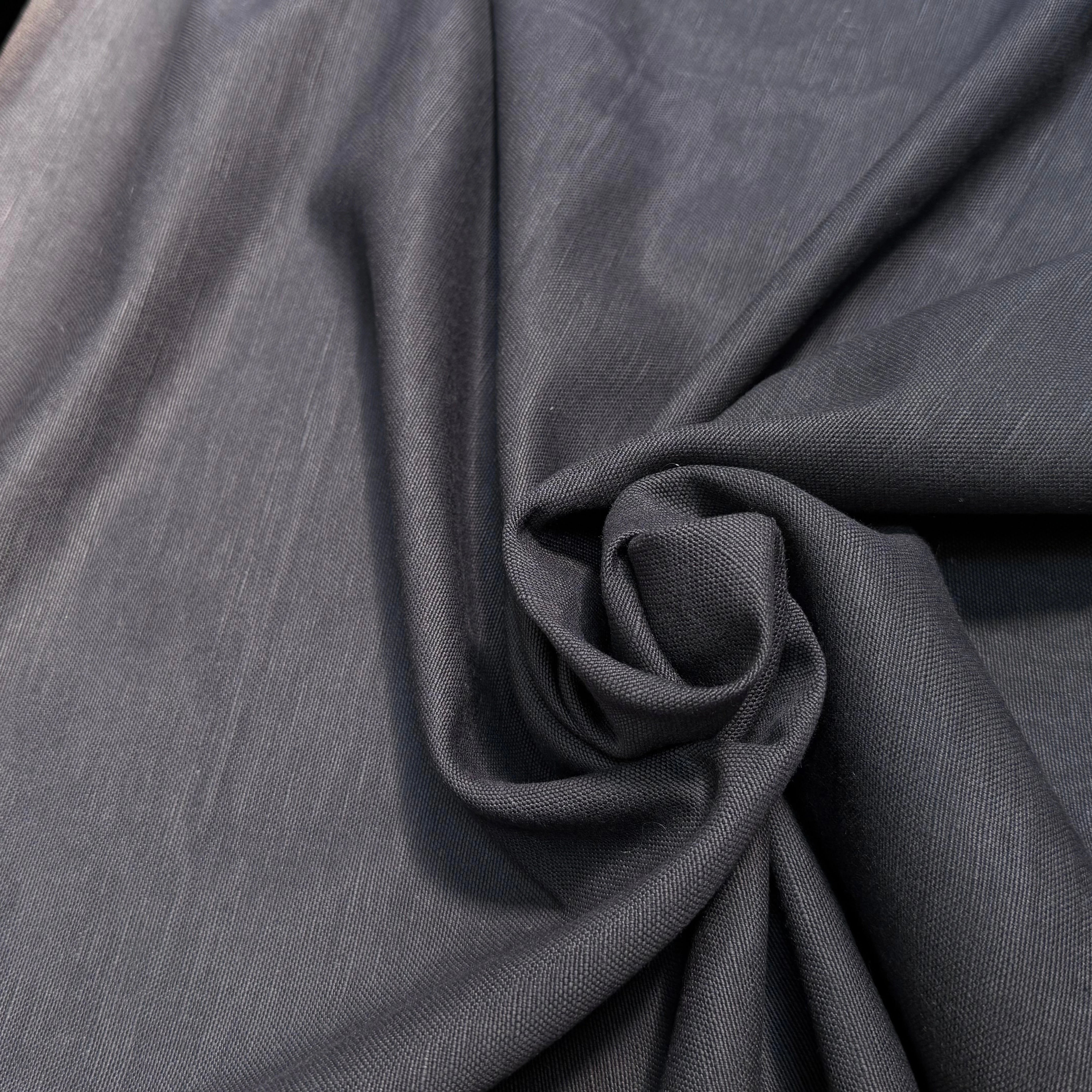 TOILE NATTÉE DE COTON LOURD NAVY - My Little Coupon